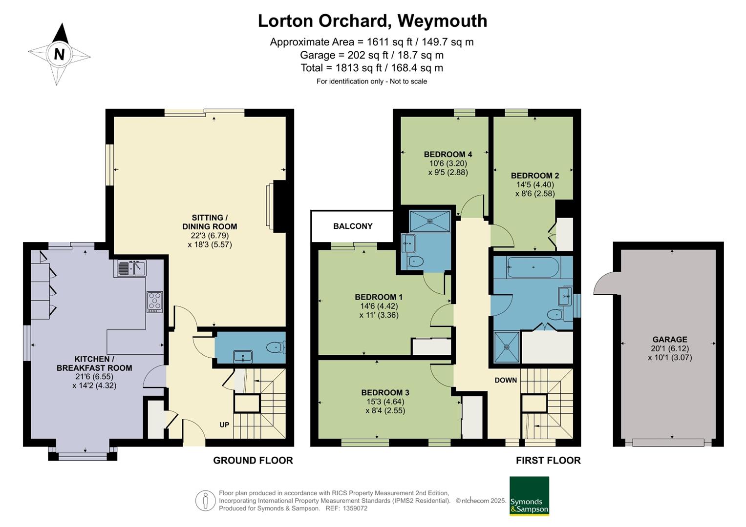 3, Lorton Orchard, Weymouth floorplan