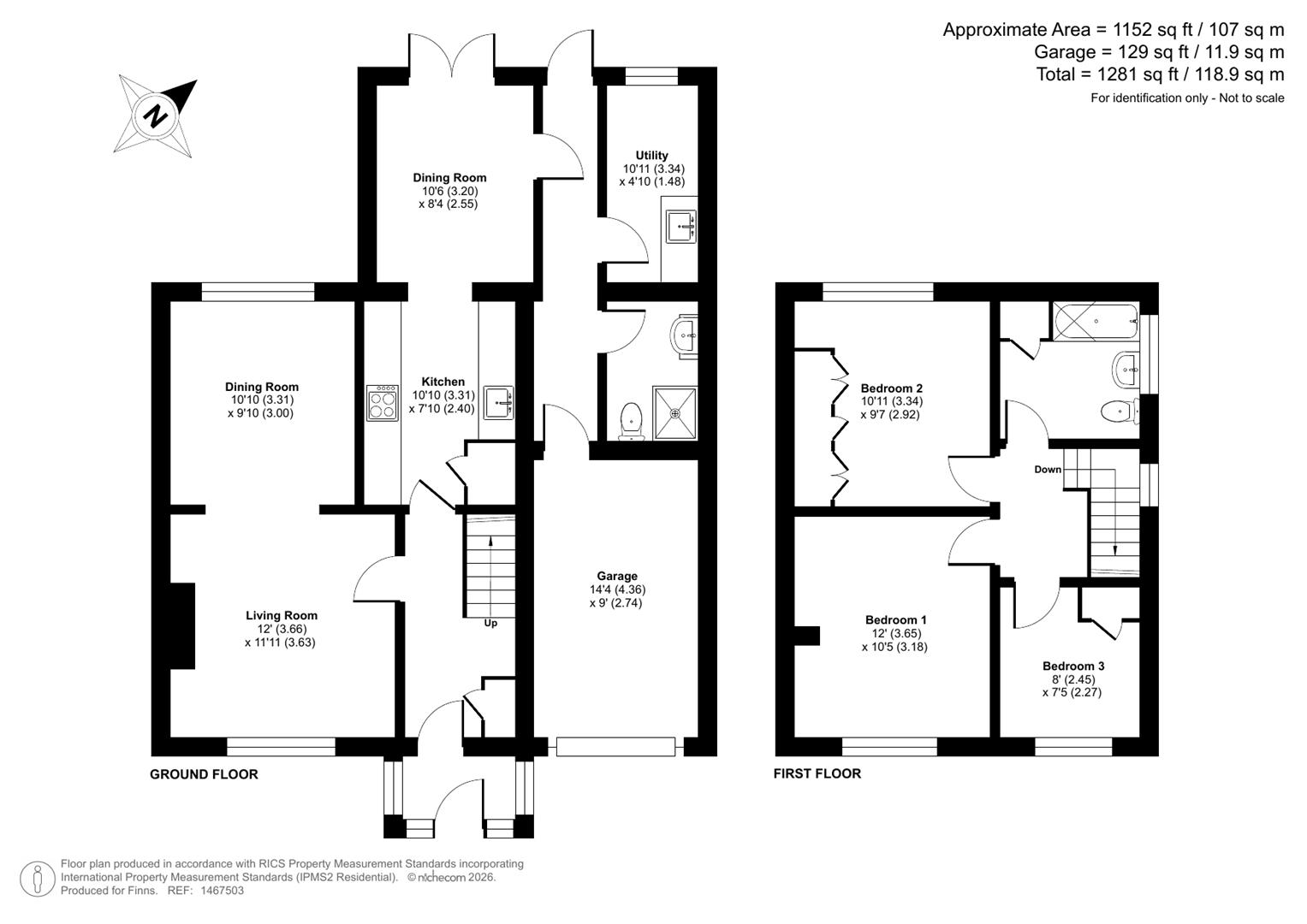 131, St. Barts Road, Sandwich floorplan