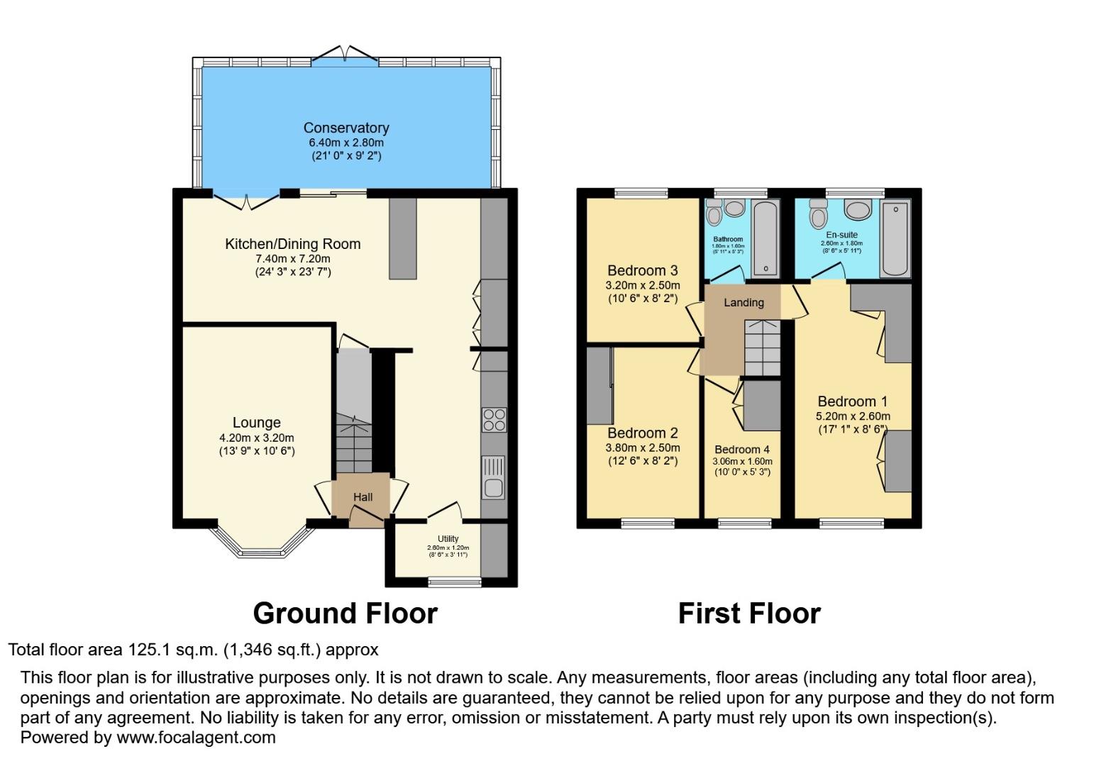 14, Southfield Close, Dukinfield floorplan