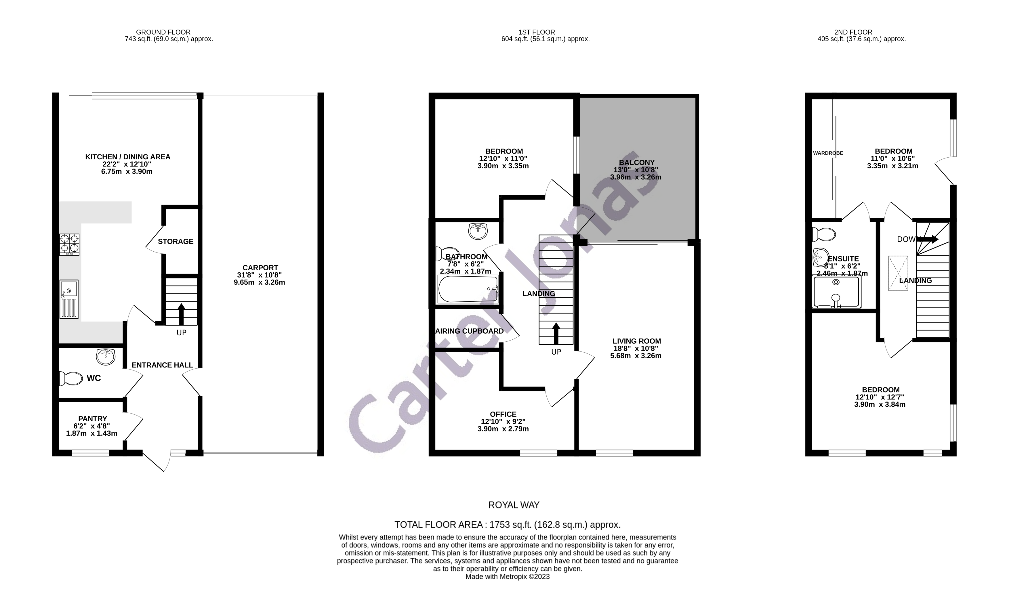 29, Royal Way, Cambridge floorplan