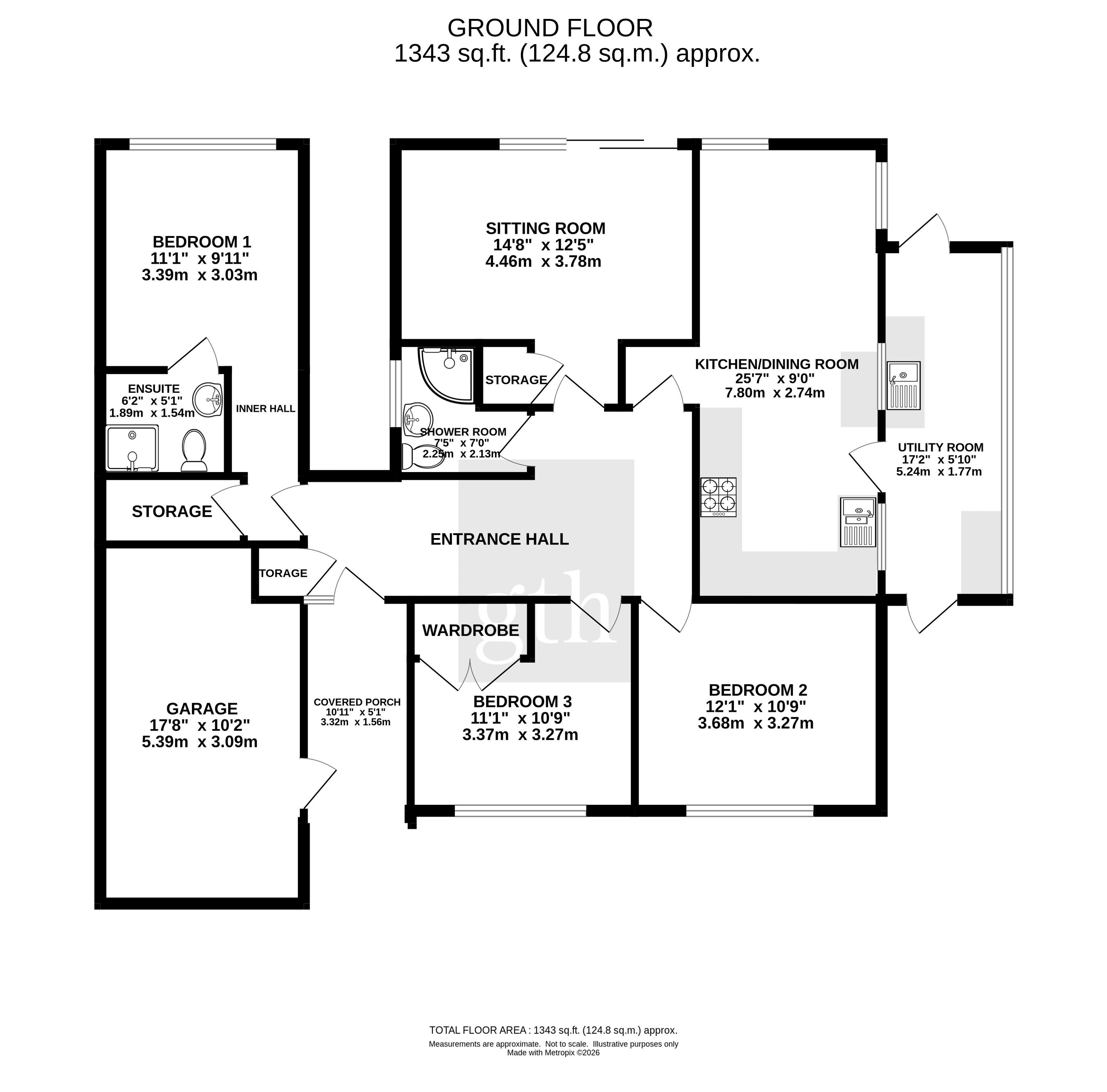 32, Fairway, Devon floorplan
