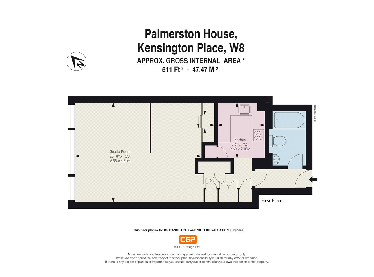 Flat 10,, Palmerston House, London floorplan