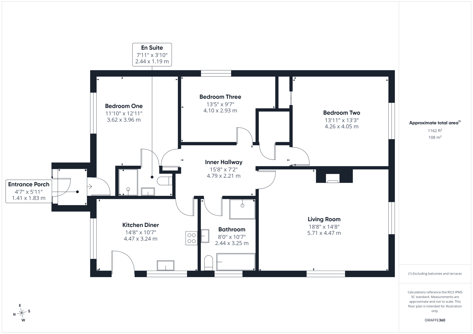 The Kemps, Church Street, Brotherton floorplan