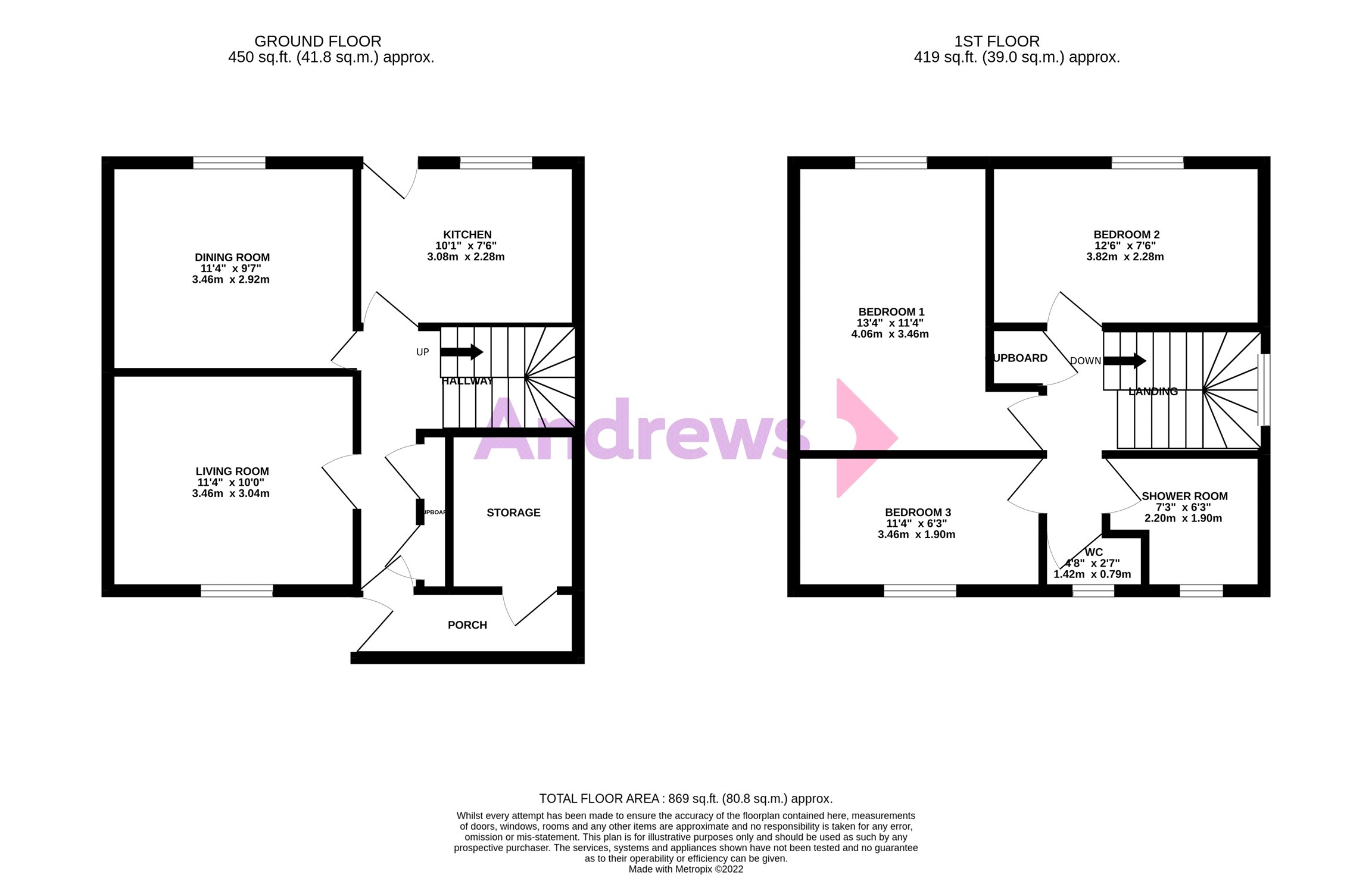 7, Windrush Close, Bath floorplan