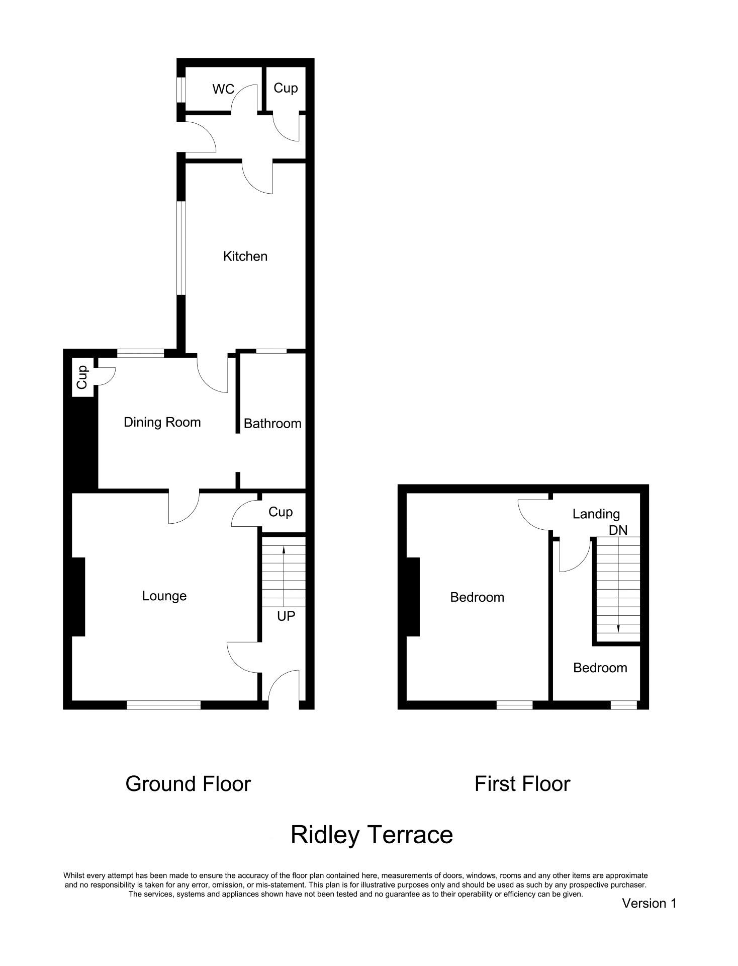 Ridley Terrace, Cambois, Blyth NE24, 2 bedroom terraced house for sale