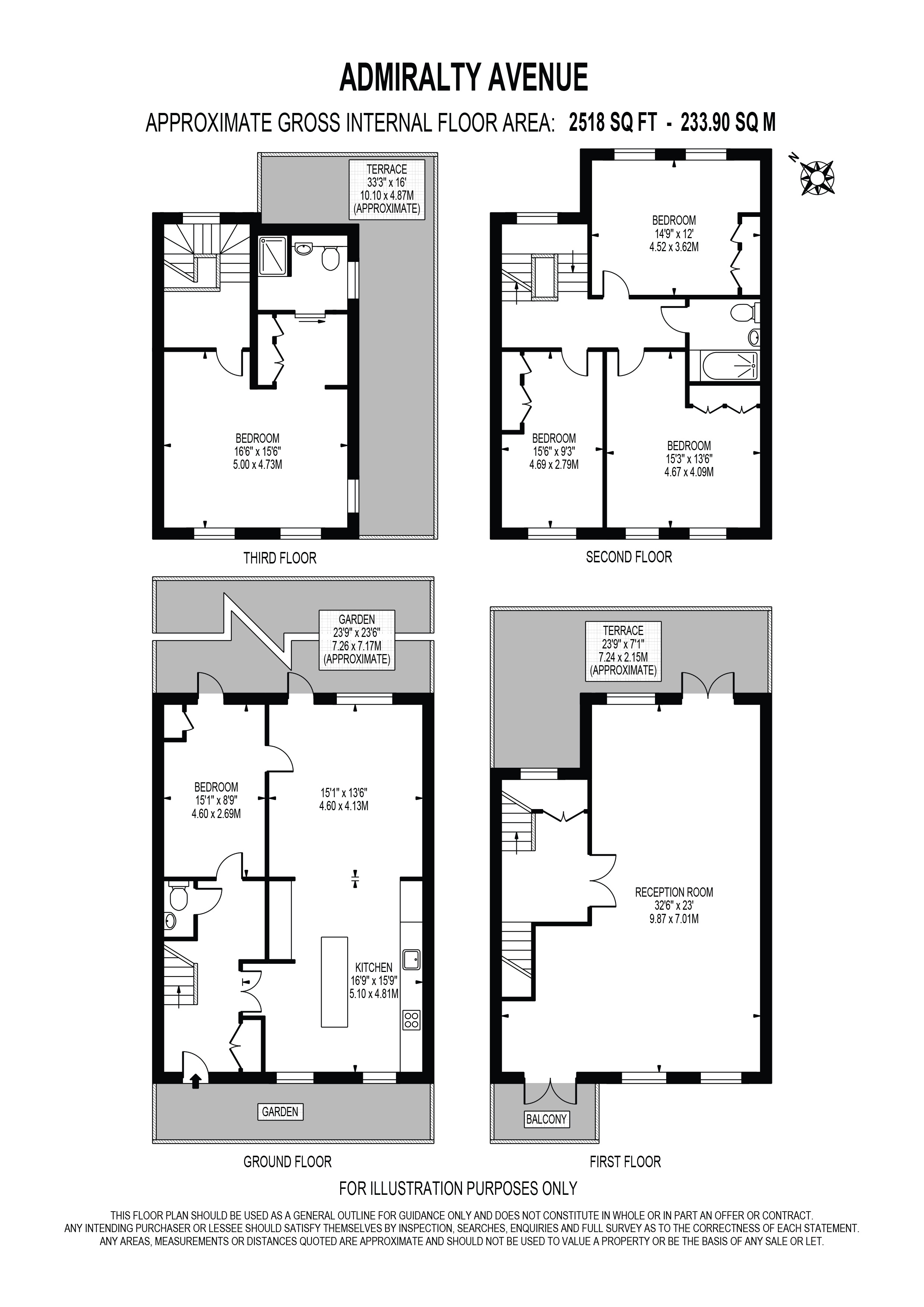 7, Admiralty Avenue, London floorplan