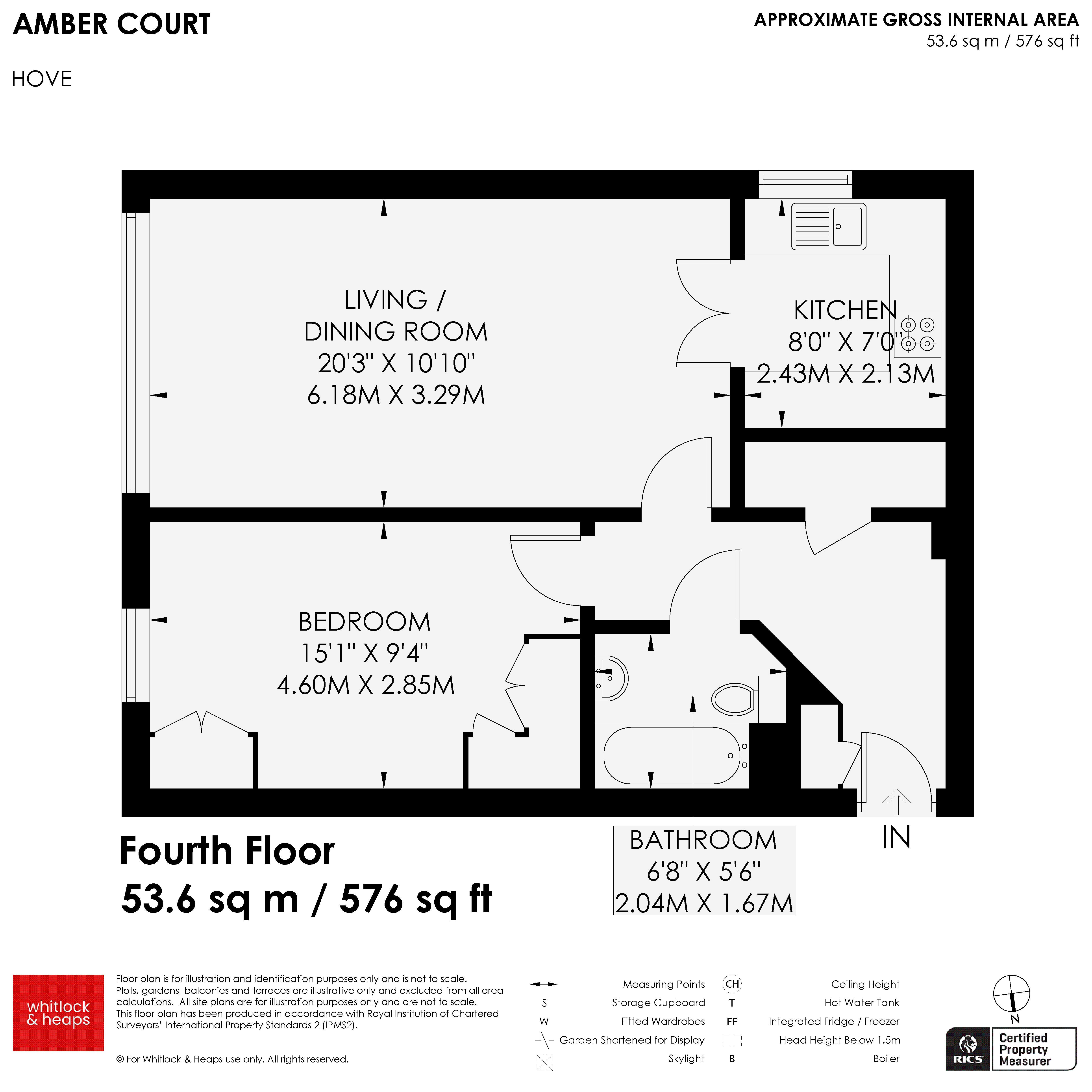 50 Amber Court, Holland Road, Hove floorplan
