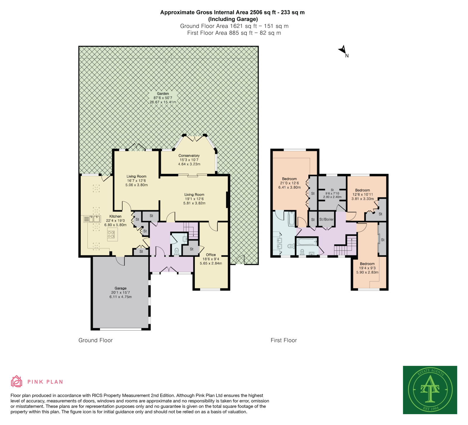 6, Ridings Avenue, London floorplan