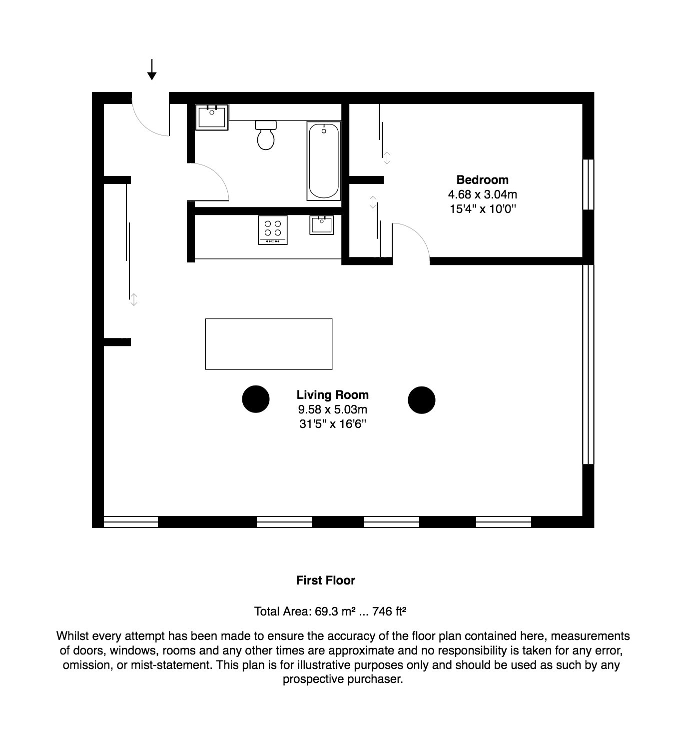 1 Bedrooms Flat to rent in Ambassador Building, Embassy Gardens, Nine Elms, London SW11