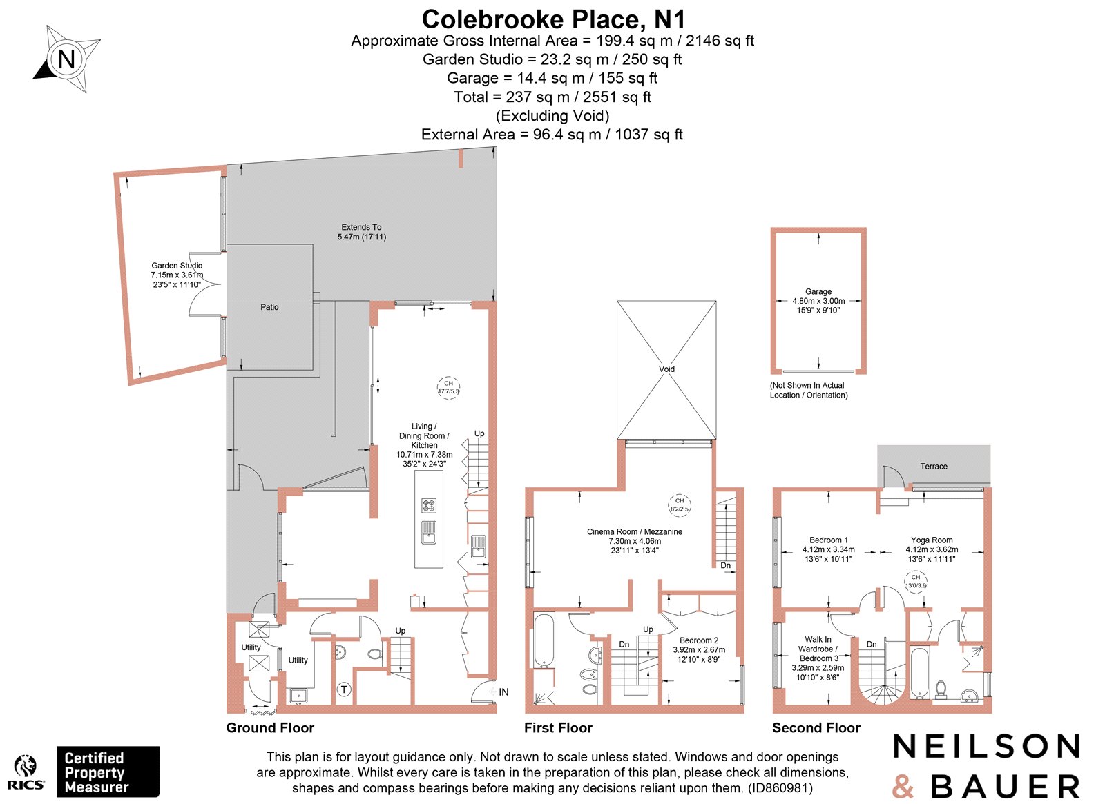 17, Colebrooke Place, London floorplan