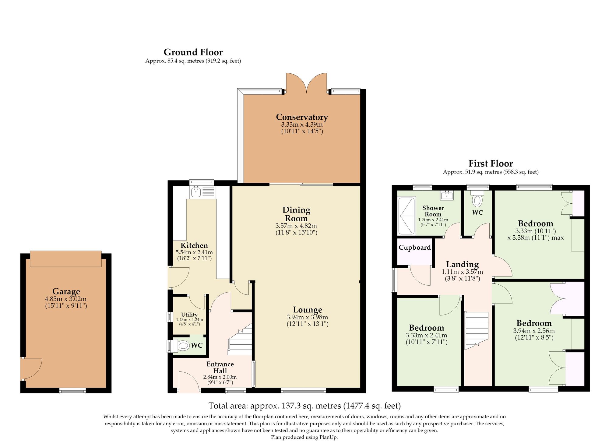 158 Spixworth Road, Norwich floorplan