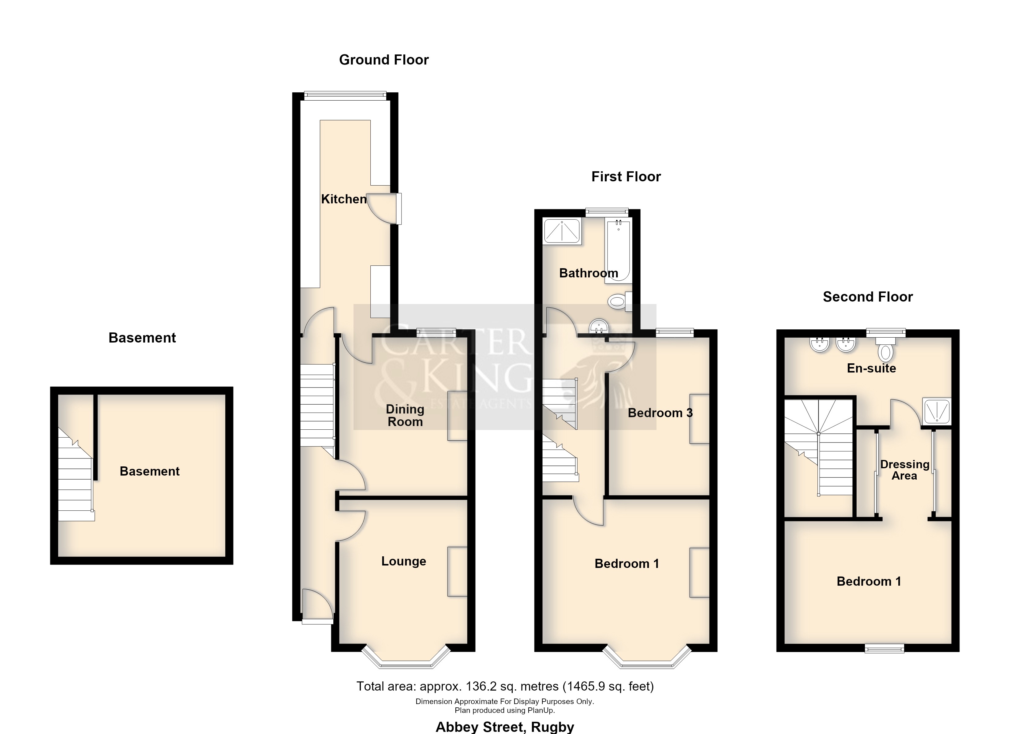 86, Abbey Street, Rugby floorplan