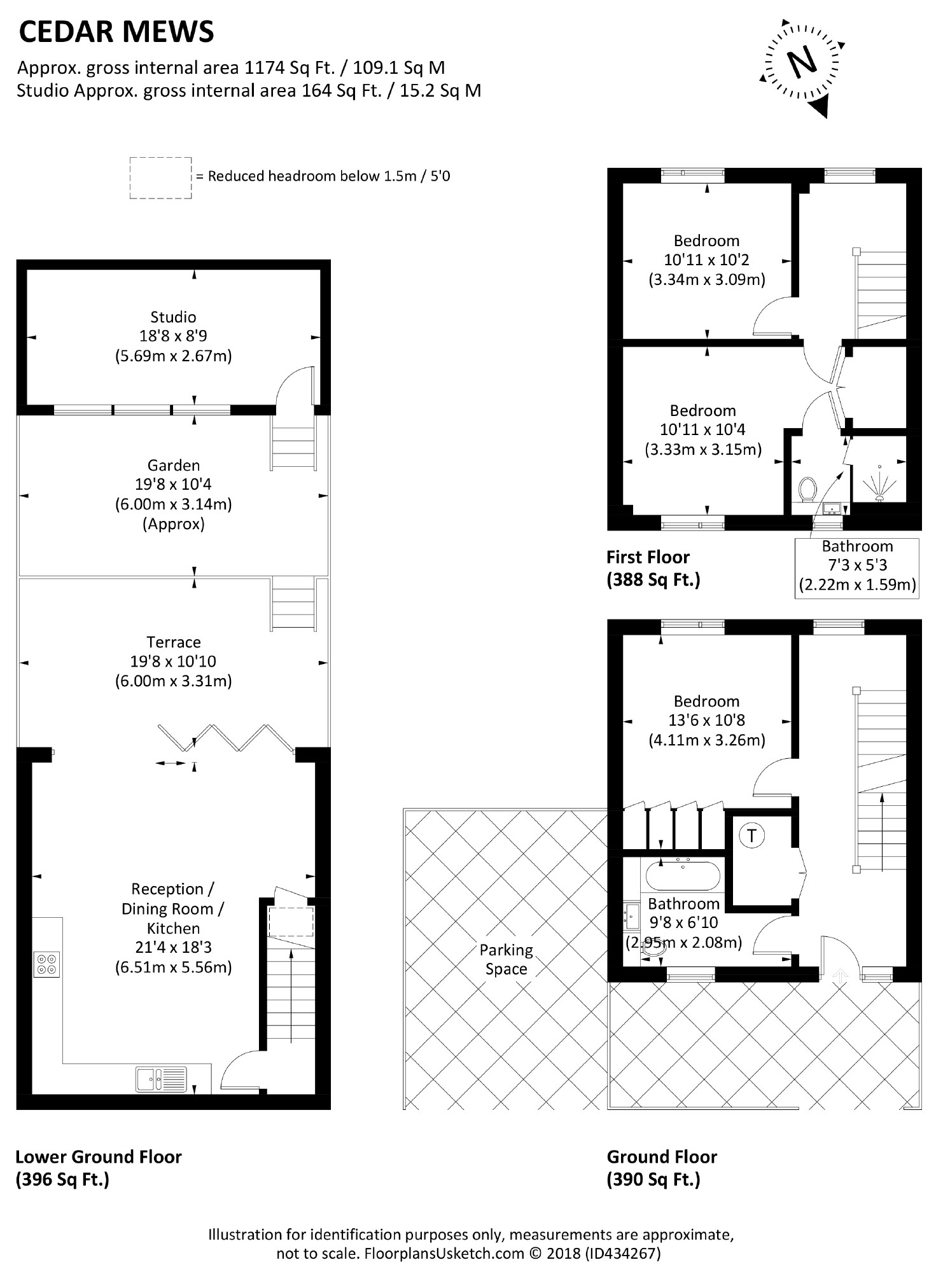 3 Bedrooms Mews house to rent in Cedar Mews, Cambalt Road, Putney SW15