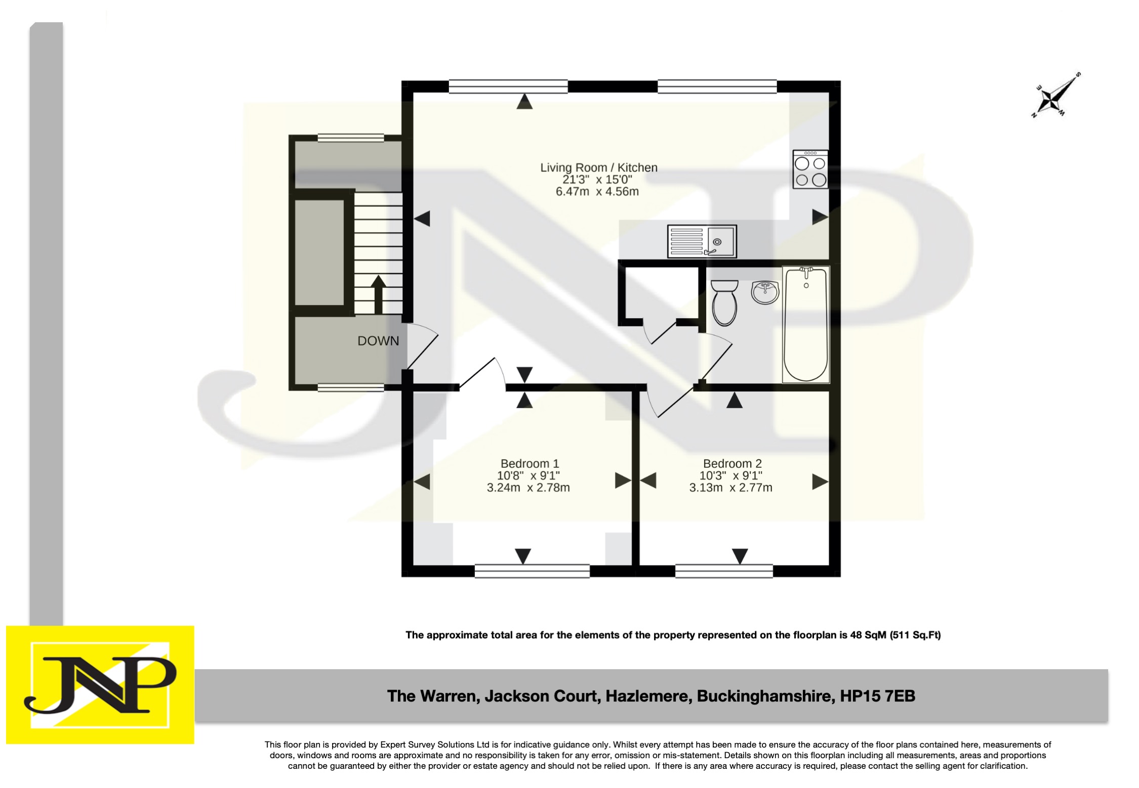 2 bed flat for sale in The Warren, Jackson Court, Hazlemere, High