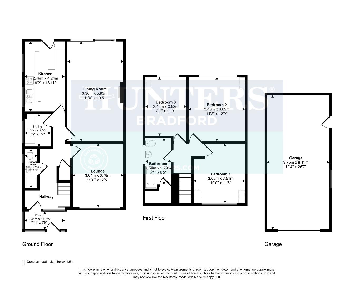 6, Chippendale Rise, Bradford floorplan