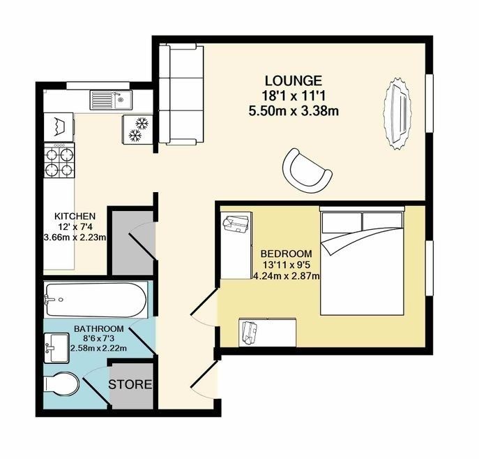 Pempath Place, Wembley floorplan
