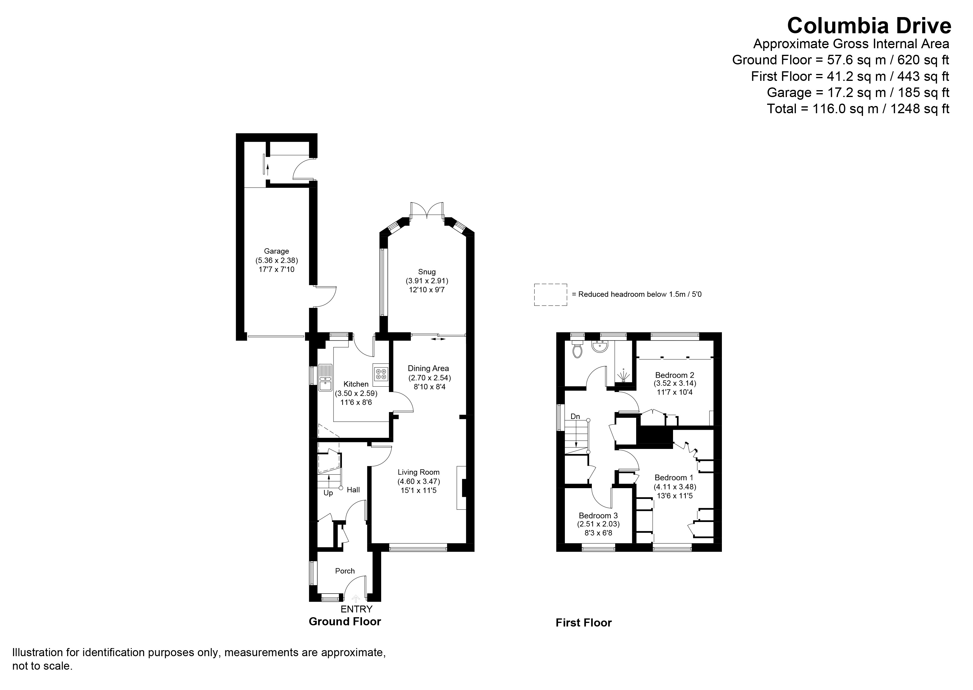 Columbia Drive, Worcester floorplan