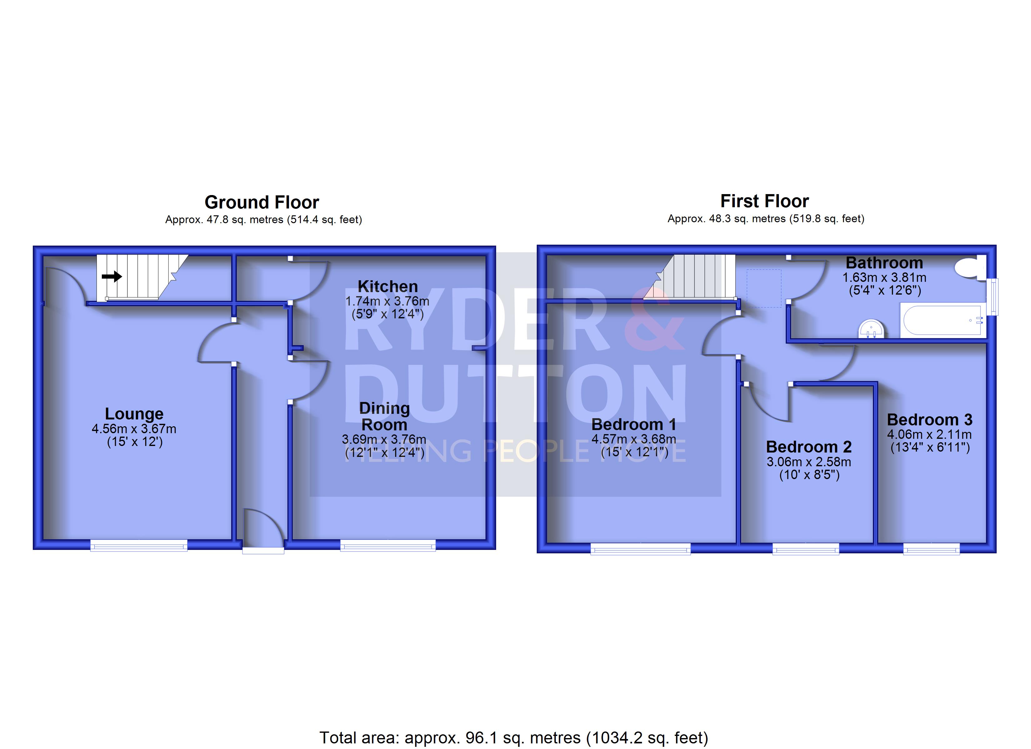 746, Ripponden Road, Oldham floorplan