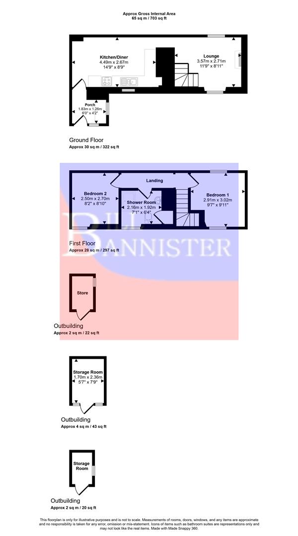 1 Goonrawe, Redruth floorplan