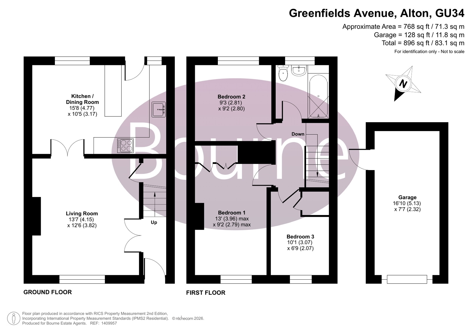 121, Greenfields Avenue, Alton floorplan