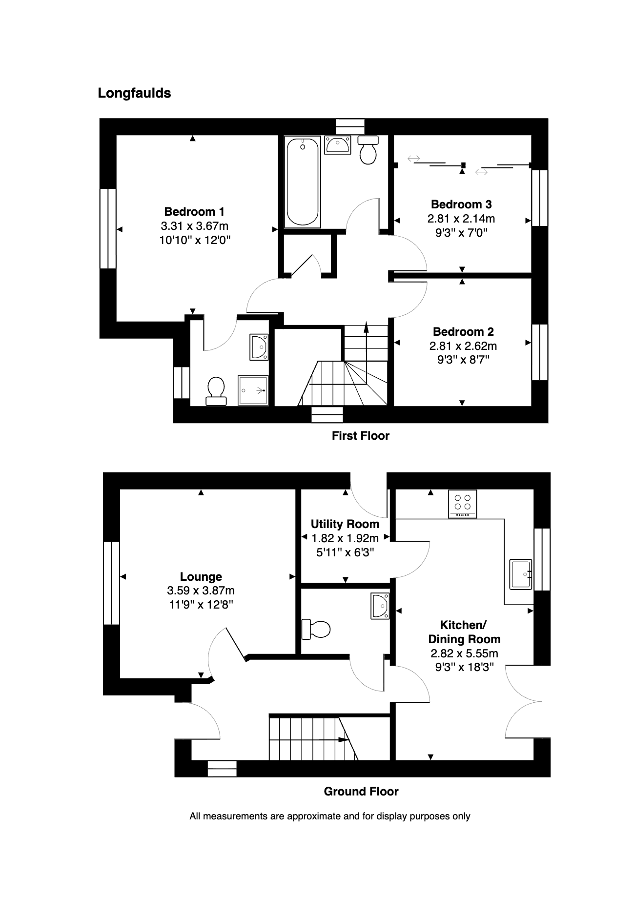 4, Longfaulds Place, Cumbernauld floorplan