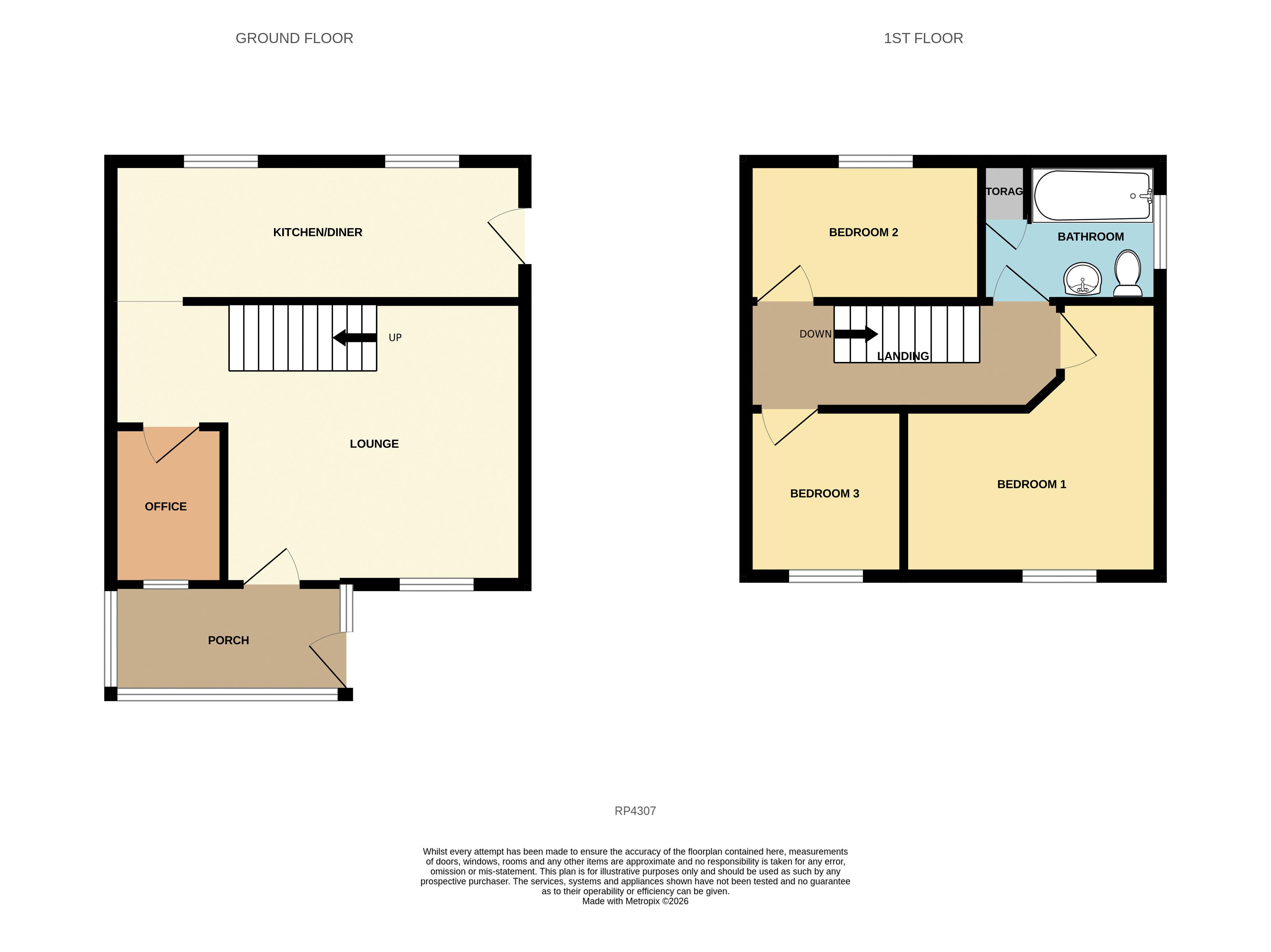 255, Conway Road, Colwyn Bay floorplan