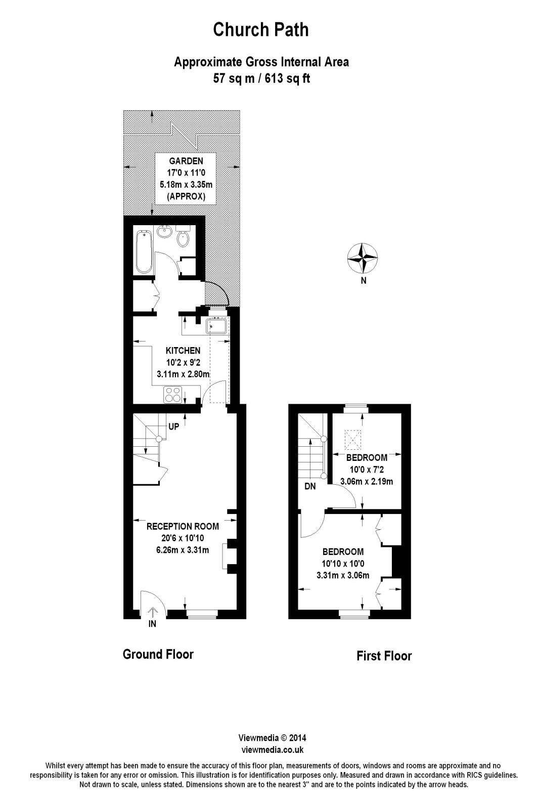 19, Church Path, London floorplan