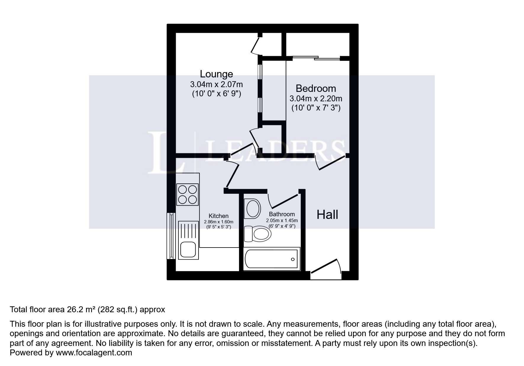 Flat 5, 4, Gunville Crescent, Gunville Crescent floorplan