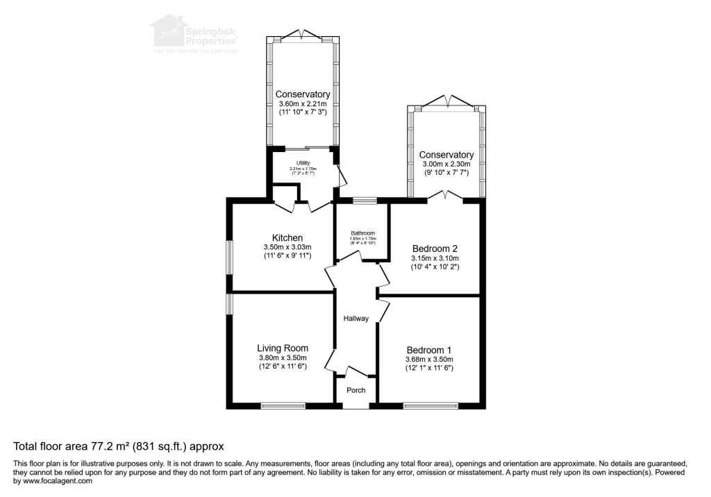 164, Bush Hill, Northampton floorplan