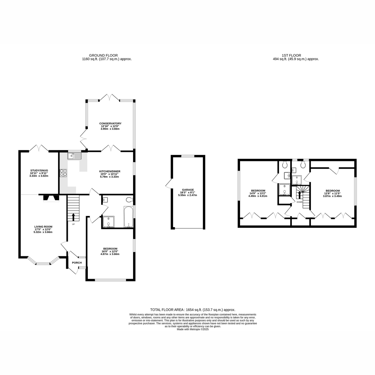 23, Heatherwood, Midhurst floorplan