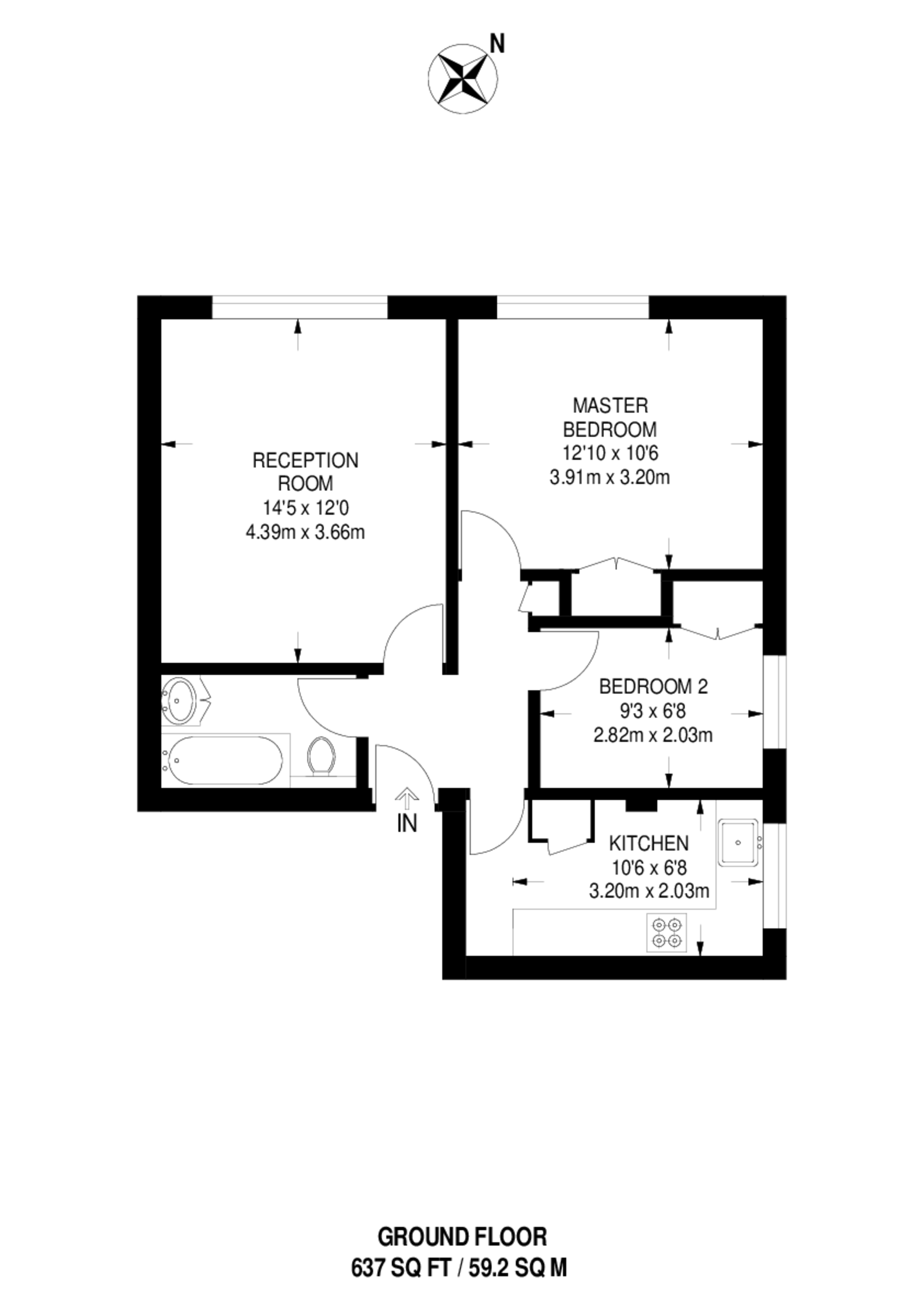 Putney Heath Lane, Putney floorplan
