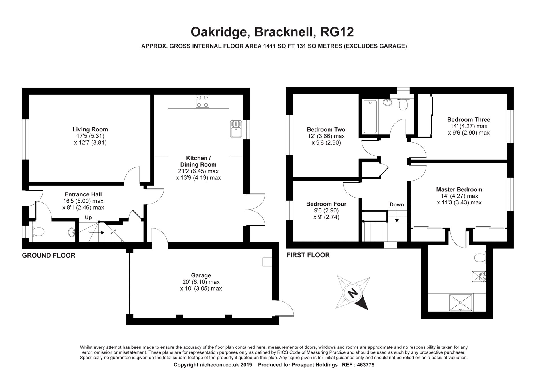 4 Bedrooms Detached house for sale in Oakridge, Eastern Road, Bracknell, Berkshire RG12