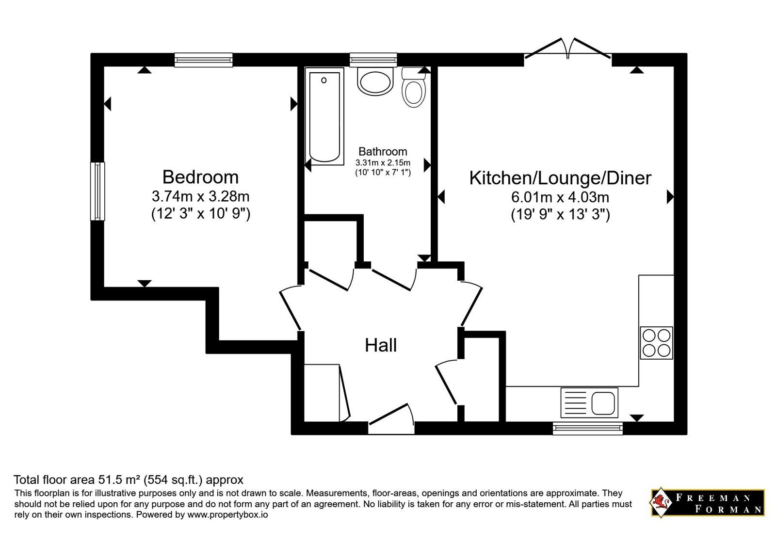 37, Field Rise, Wadhurst floorplan