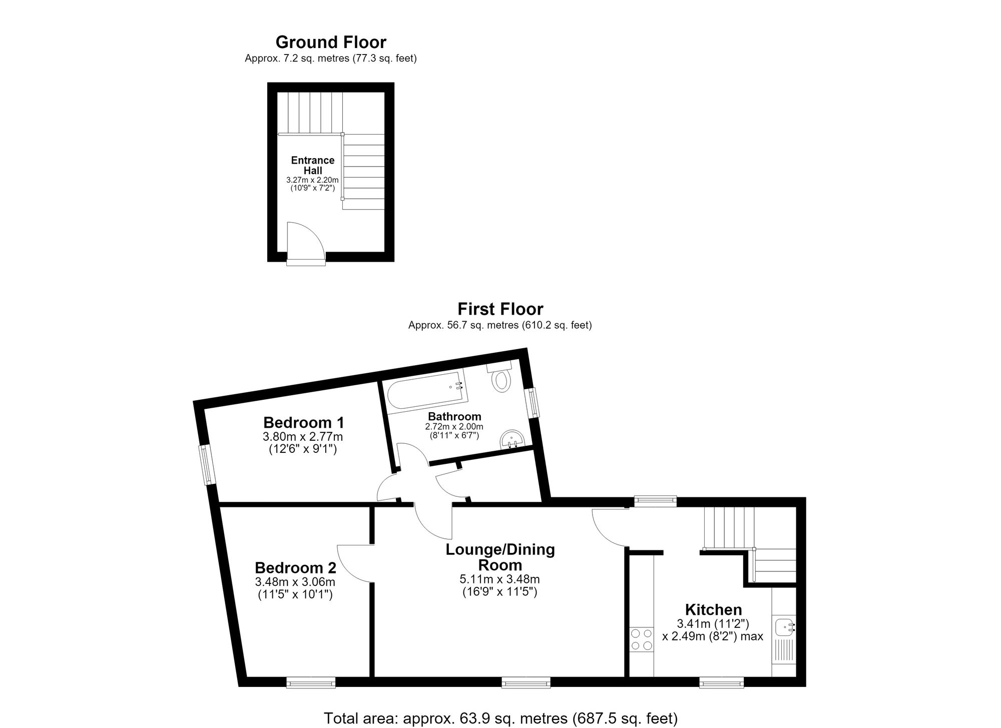 22 Market Street, Ely floorplan