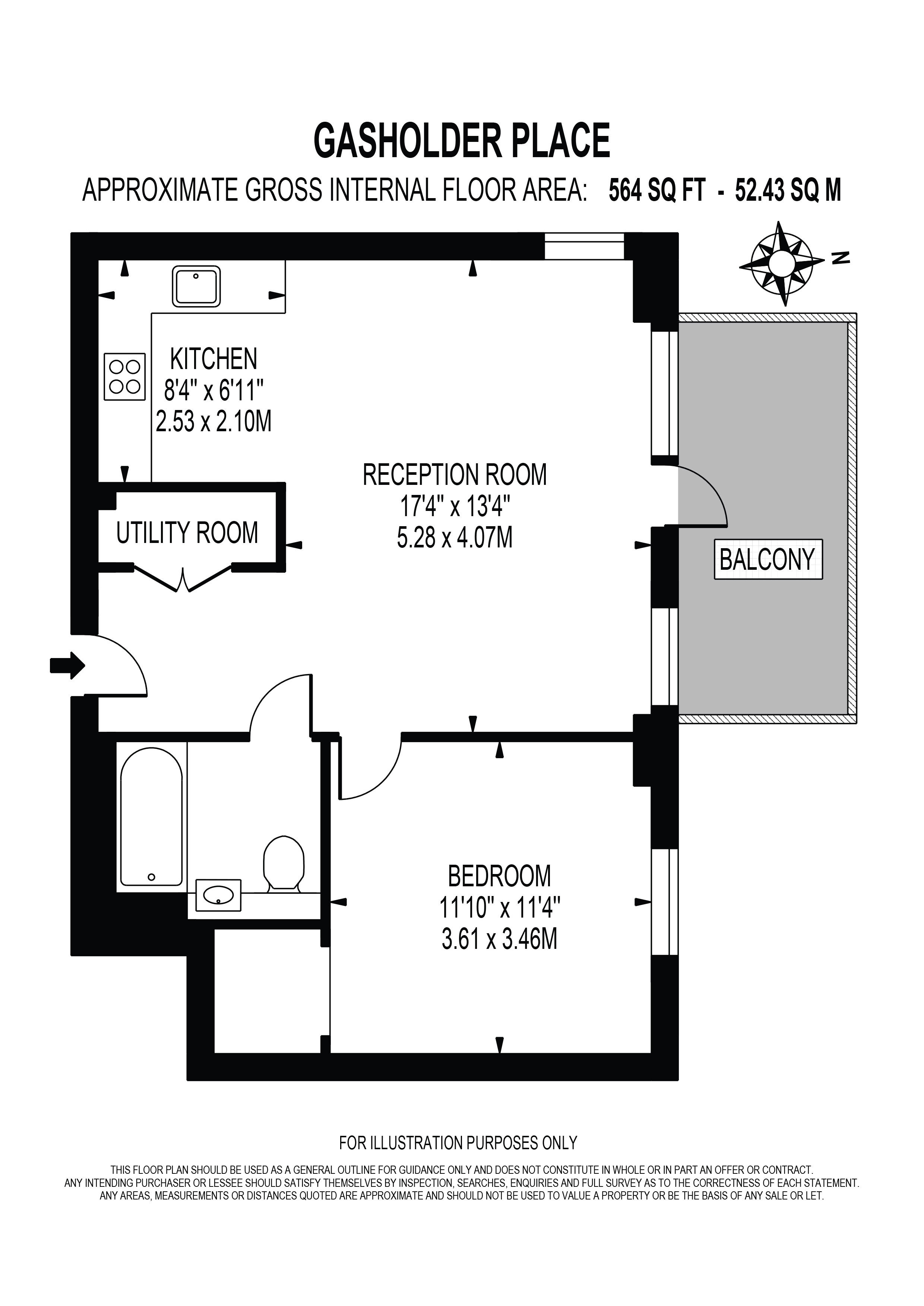 Gasholder Place, London floorplan
