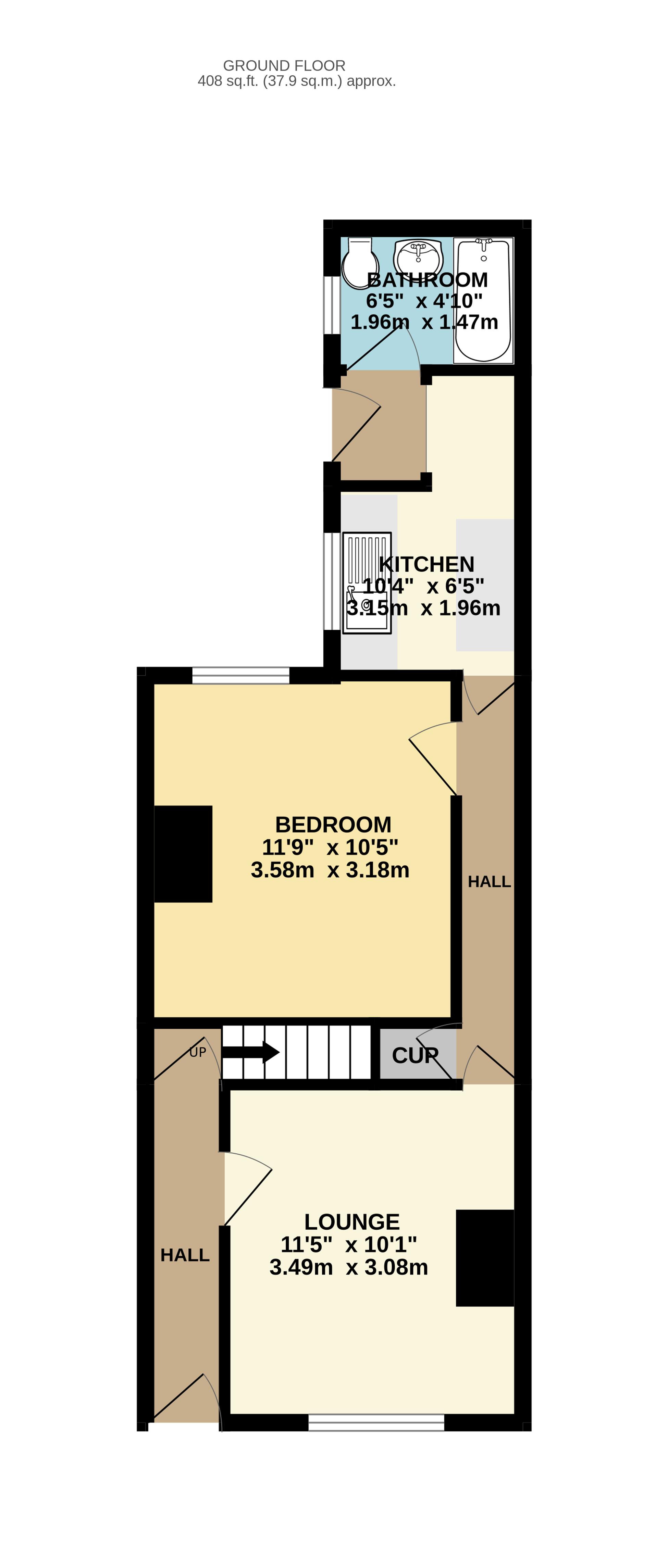 21, Queen Street, Scunthorpe floorplan
