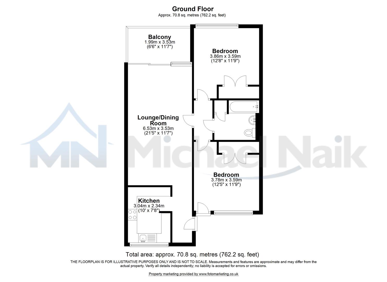 Raines Court, Northwold Road, N16 floorplan
