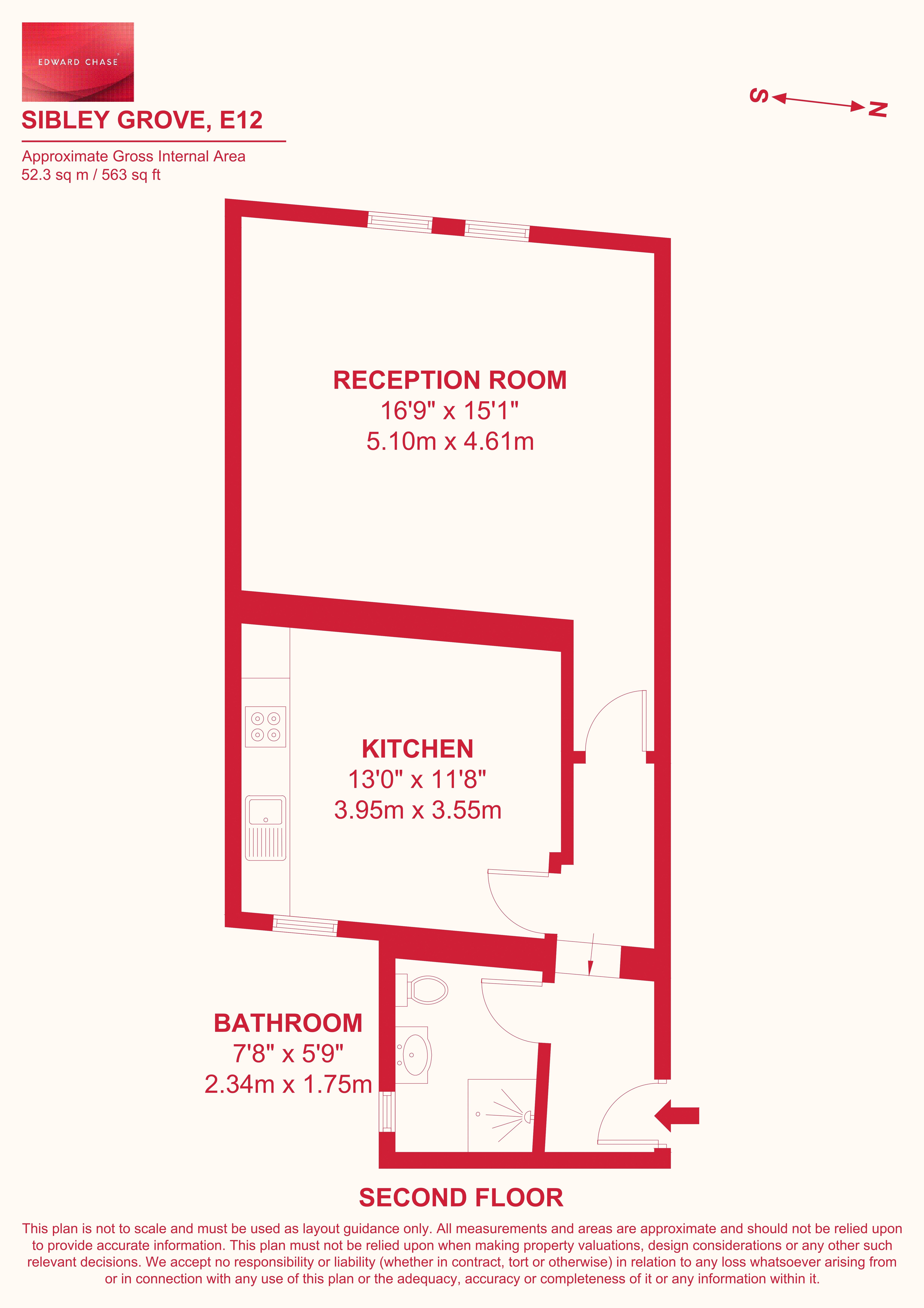 6 Govindaraju House, 2B Sibley Grove, London floorplan