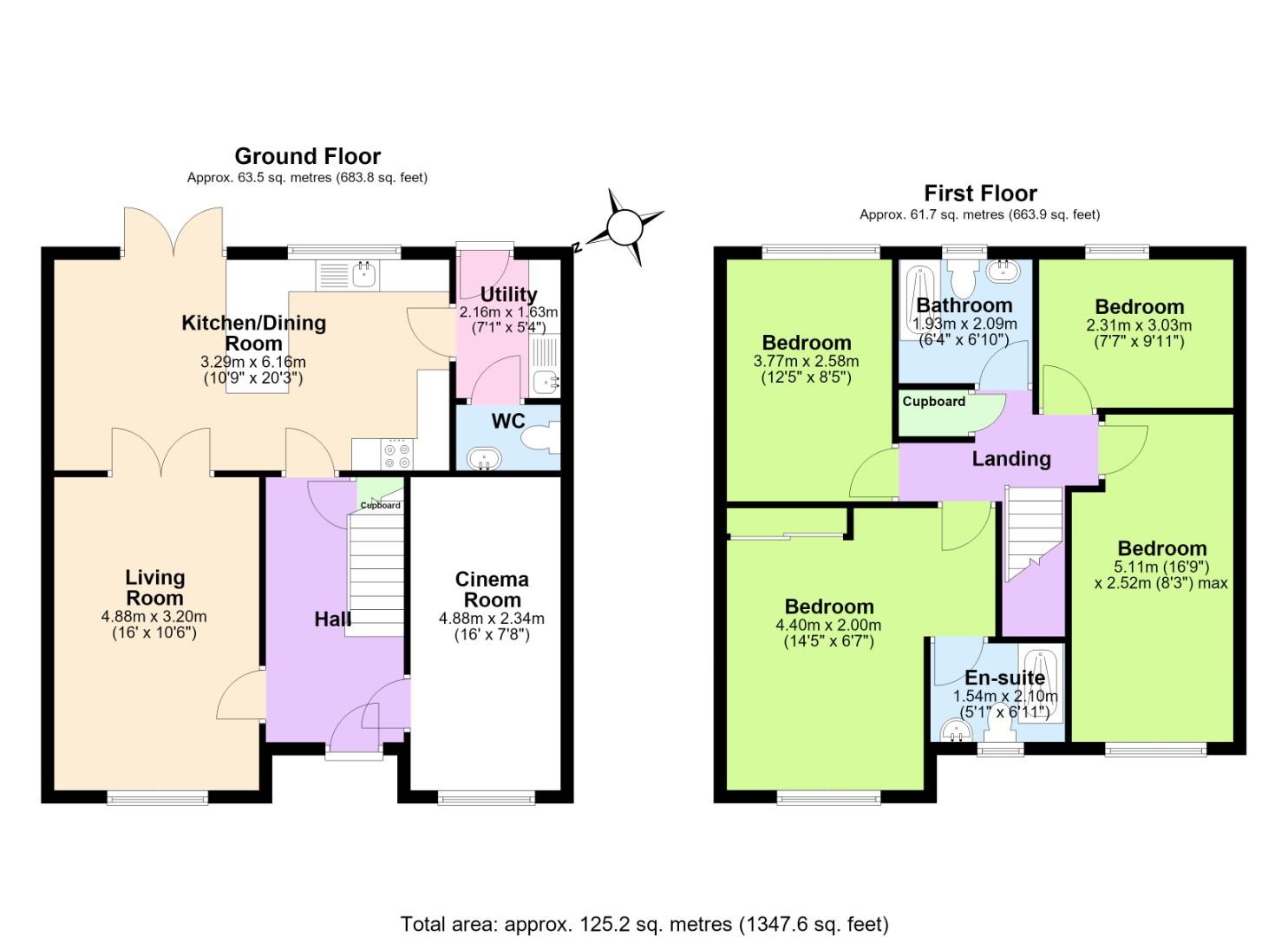 7, Wisteria Drive, Nottingham floorplan