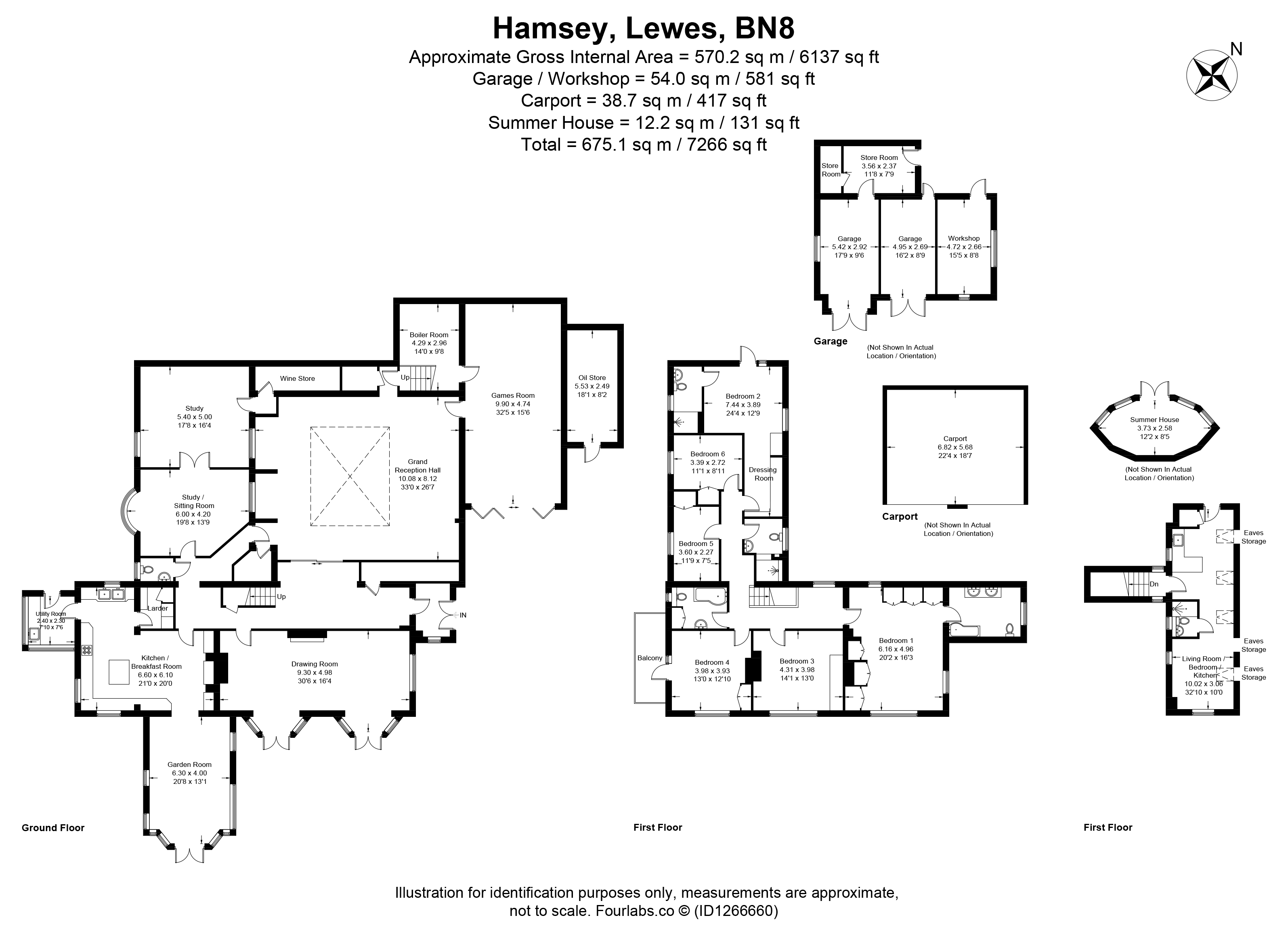 Pellbrook House,, Hamsey, East Sussex floorplan