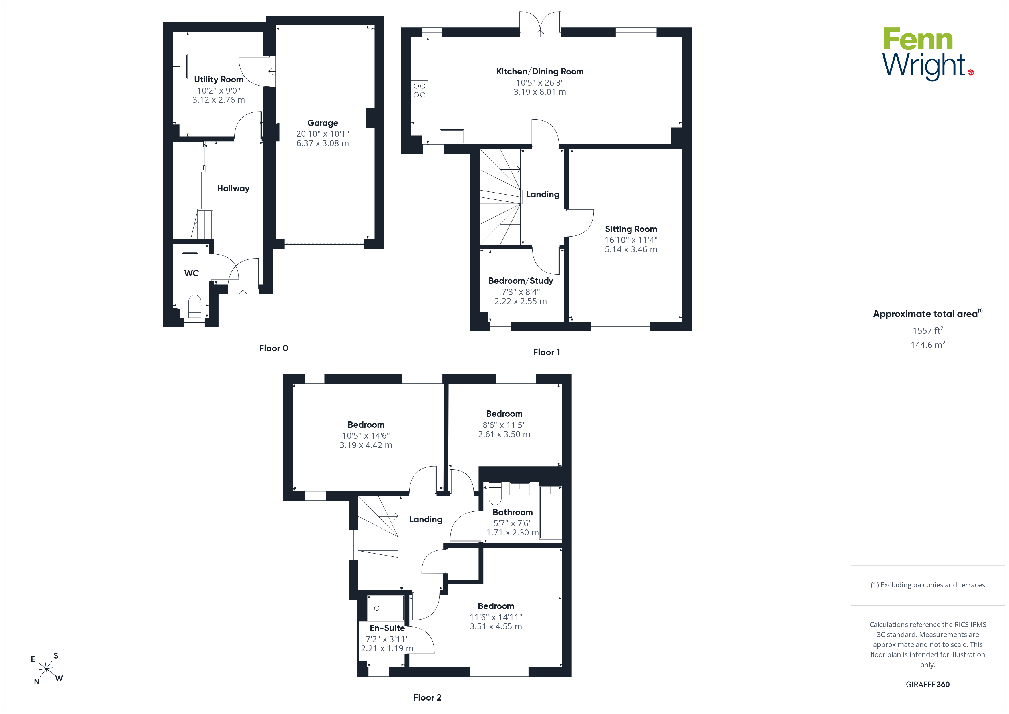 61, Meridian Rise, Suffolk floorplan