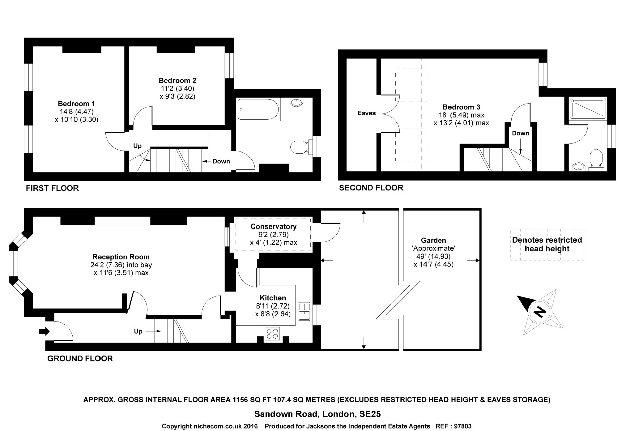 Sandown Road, London SE25, 3 bedroom terraced house to rent 64143354 PrimeLocation