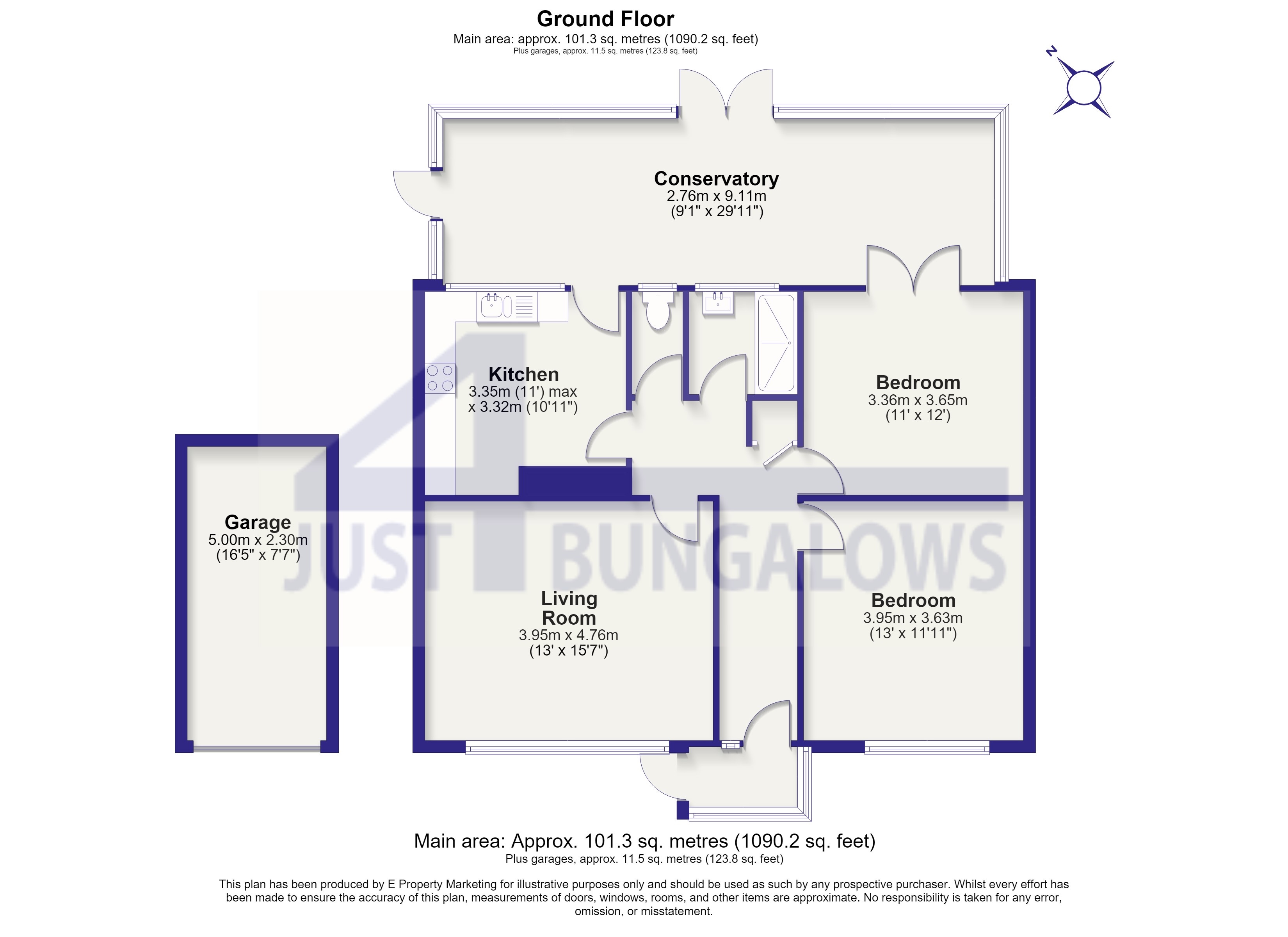 39, Marlborough Court, West Meads, Bognor Regis, West Sussex floorplan