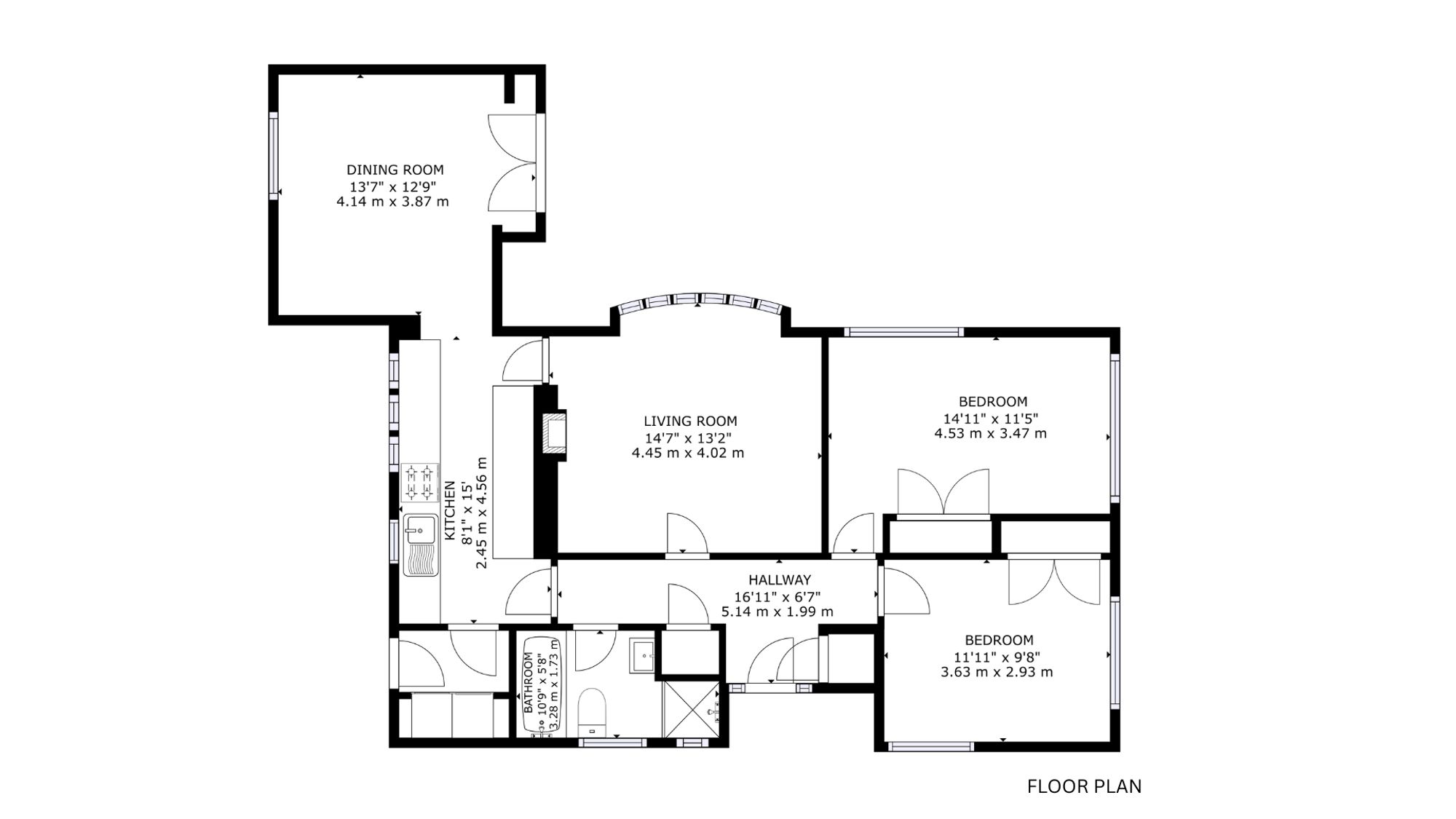 9 Whitehill Place, Stirling floorplan