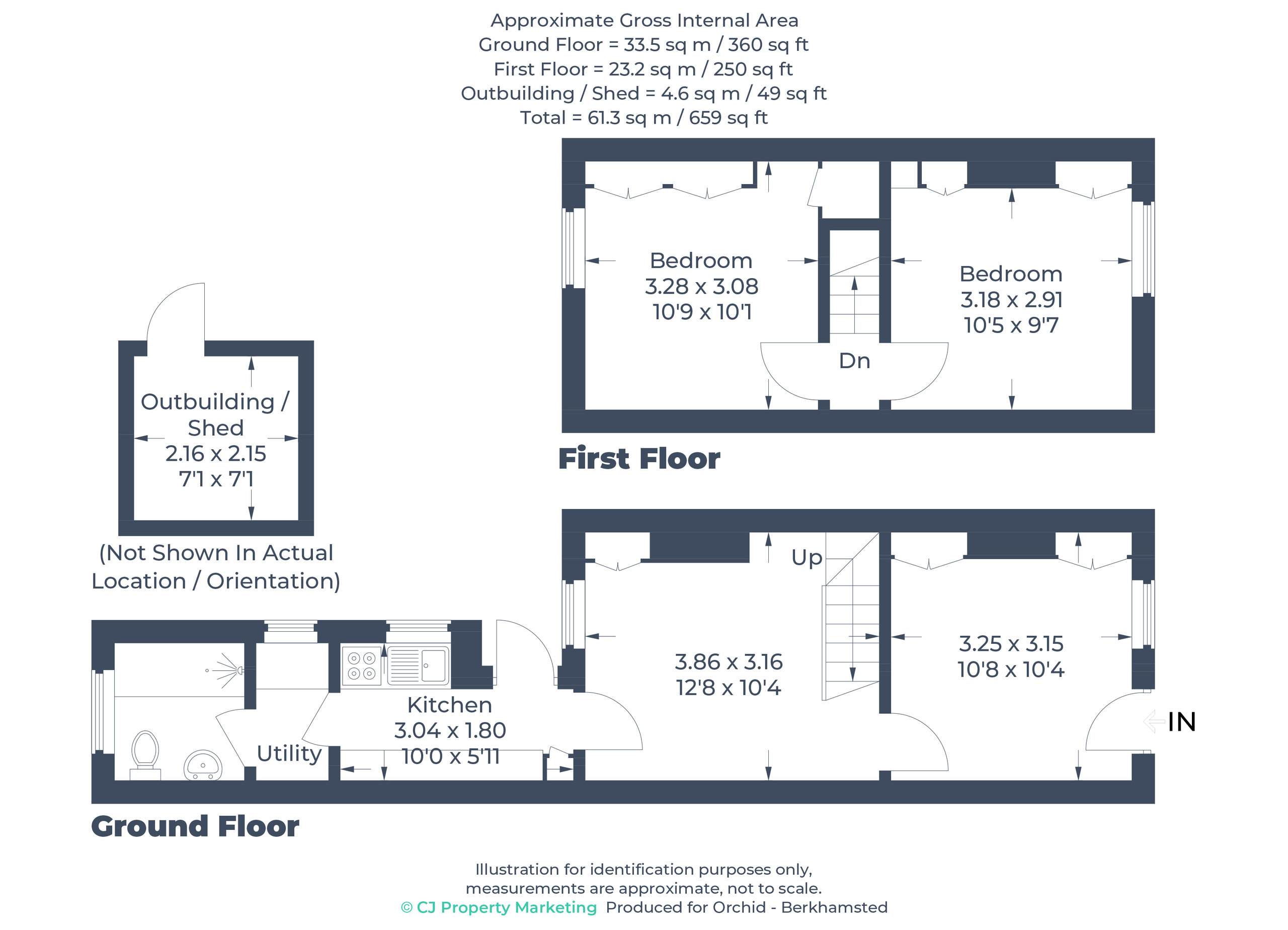 28 George Street, Berkhamsted floorplan