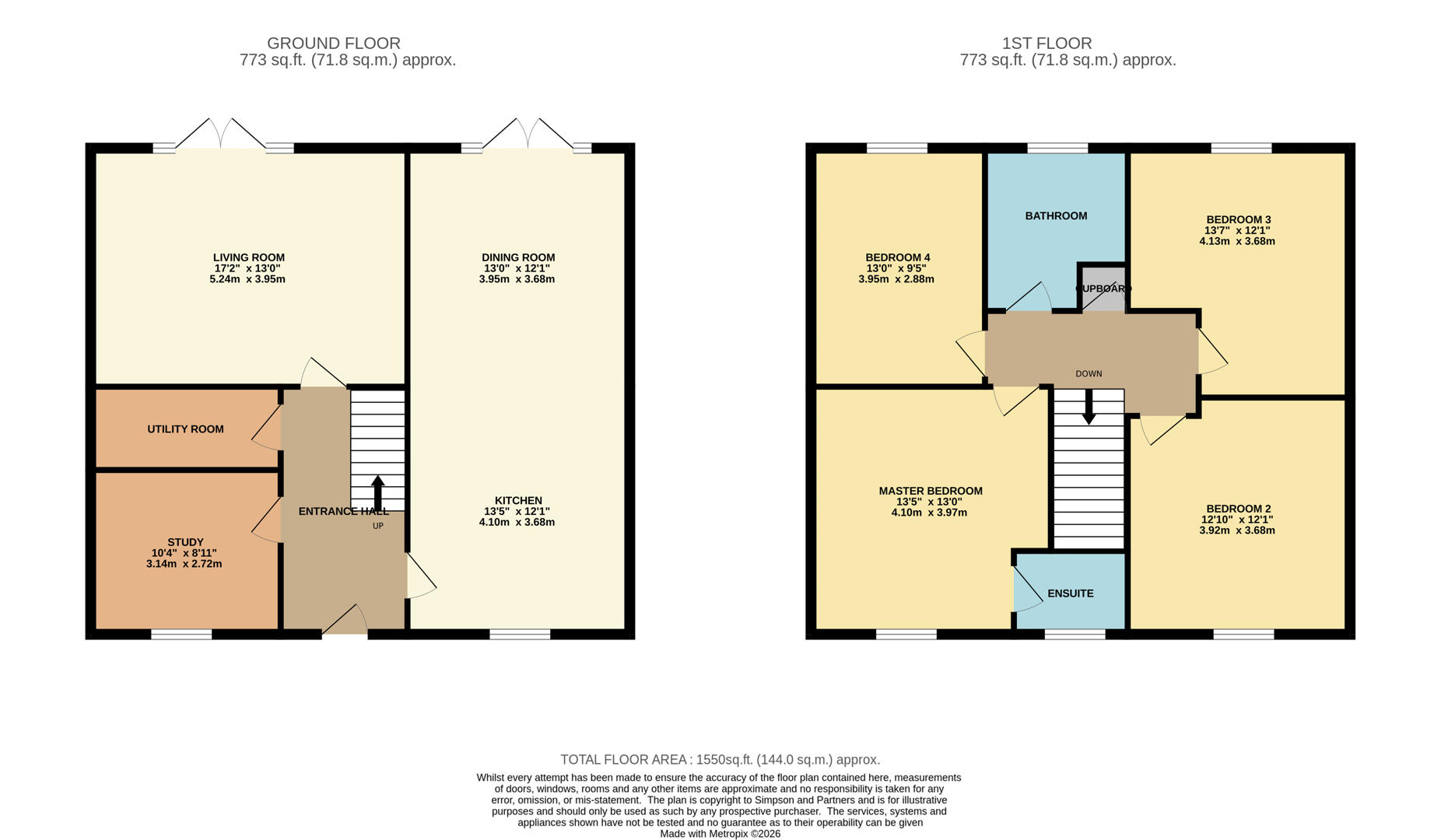10, Rutherford Crescent, Leighton Buzzard floorplan