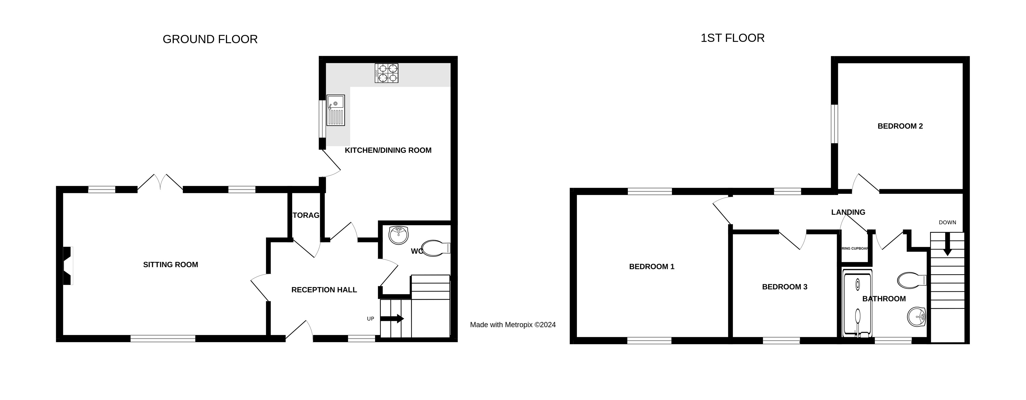 Penny Black Cottage, 48, Water Street, Sudbury floorplan