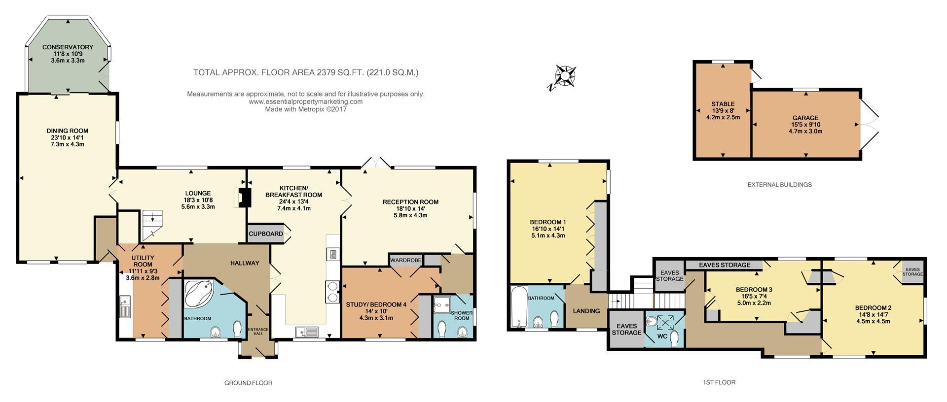 The Rushes, Scords Lane, Westerham floorplan
