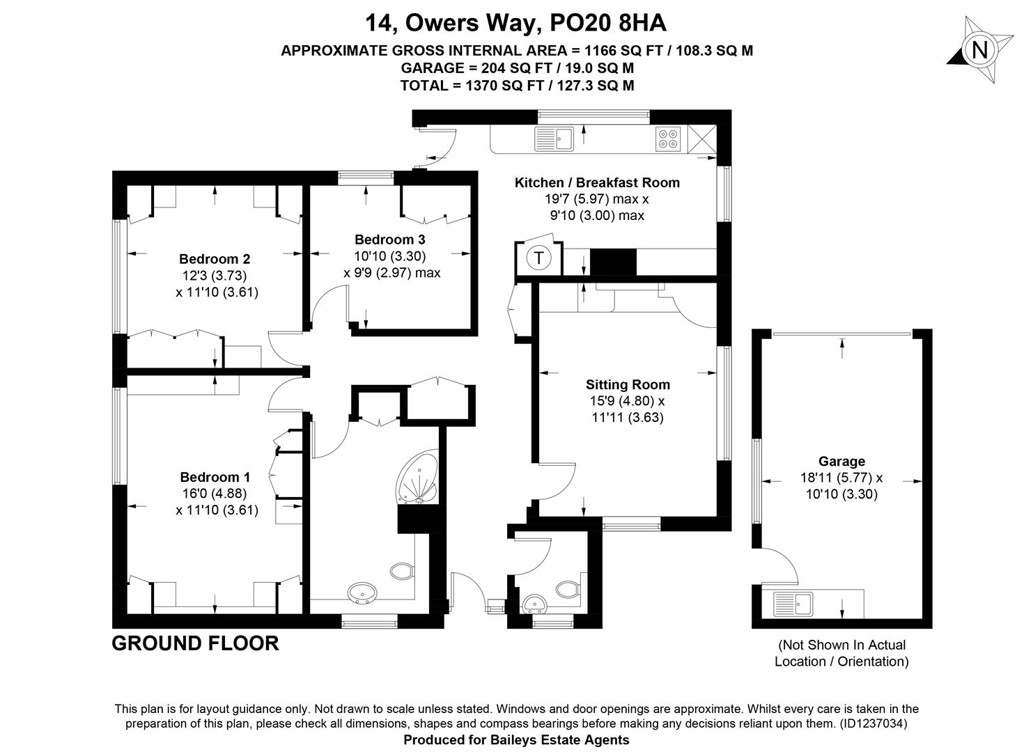 14, Owers Way, West Wittering floorplan