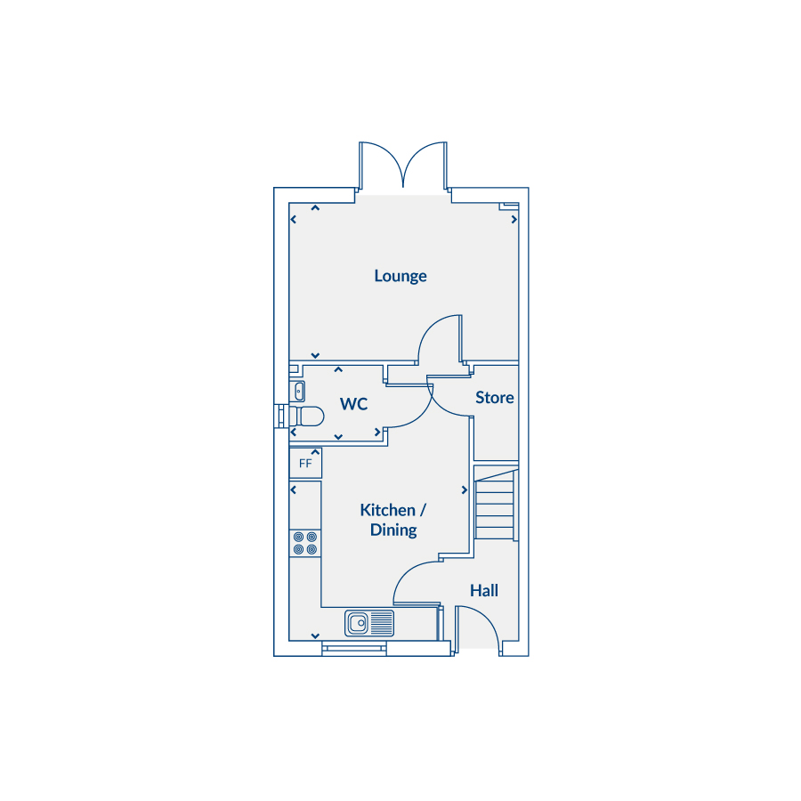 Off Wawne Road, Kingswood, Hull floorplan